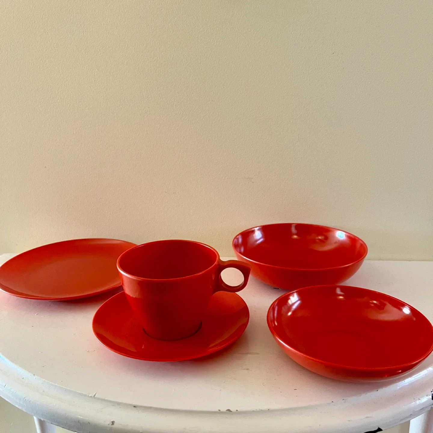 20 pc Maplex/Melmac Melamine Dinnerware image indicator(2)