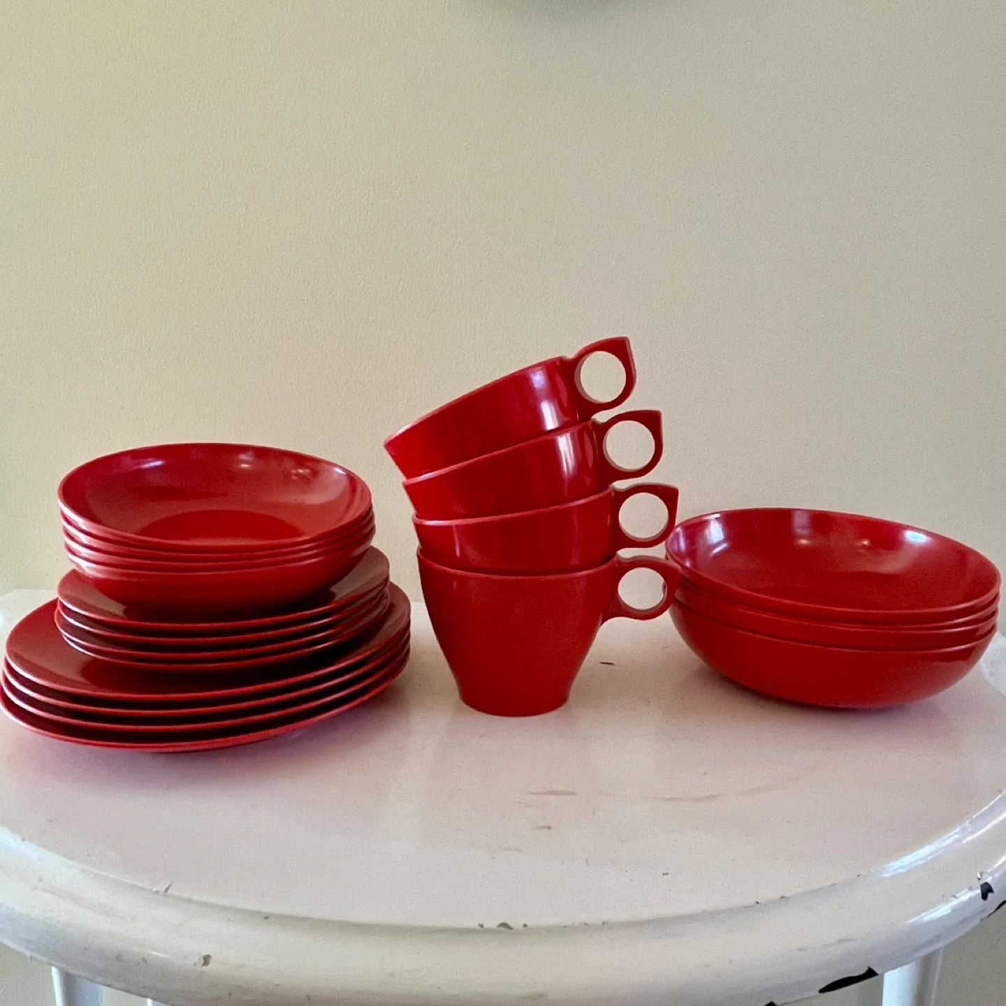 20 pc Maplex/Melmac Melamine Dinnerware