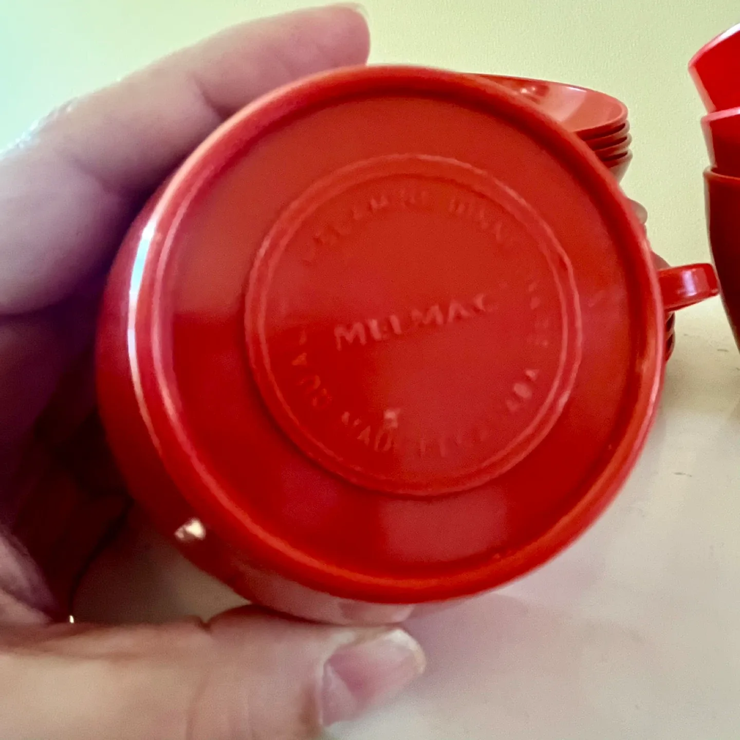 20 pc Maplex/Melmac Melamine Dinnerware image indicator(4)