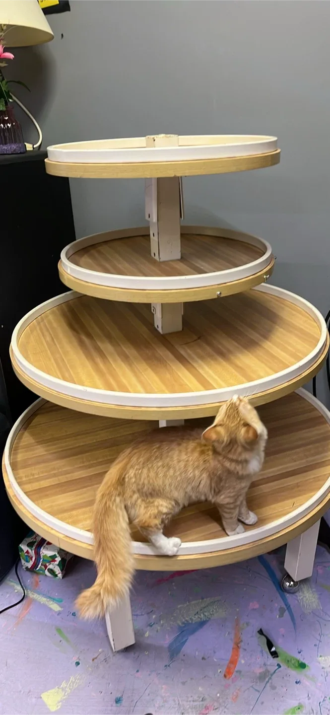 Tiered Round Display Shelf