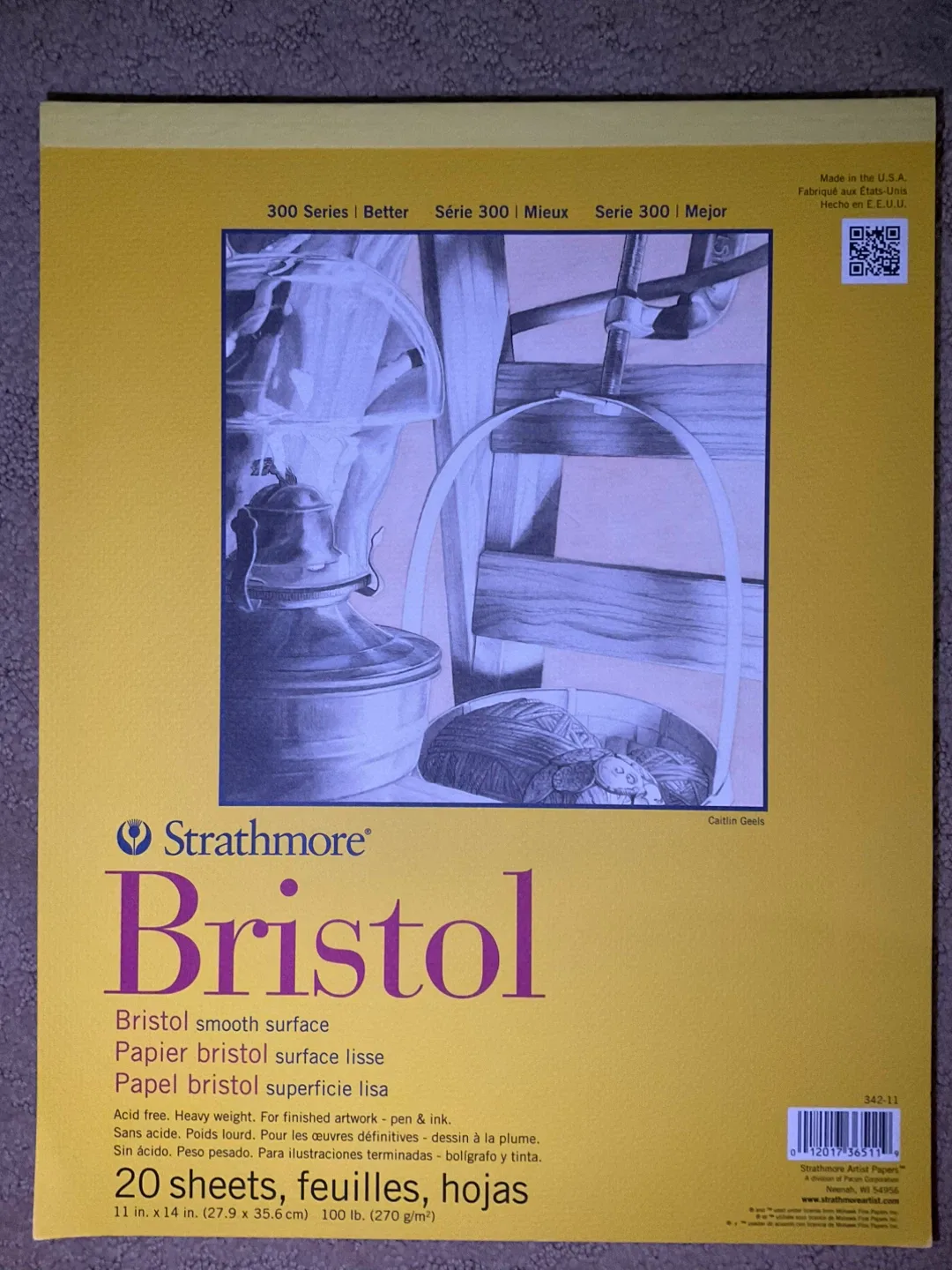 Strathmore Bristol Smooth Surface Pad - 11x14