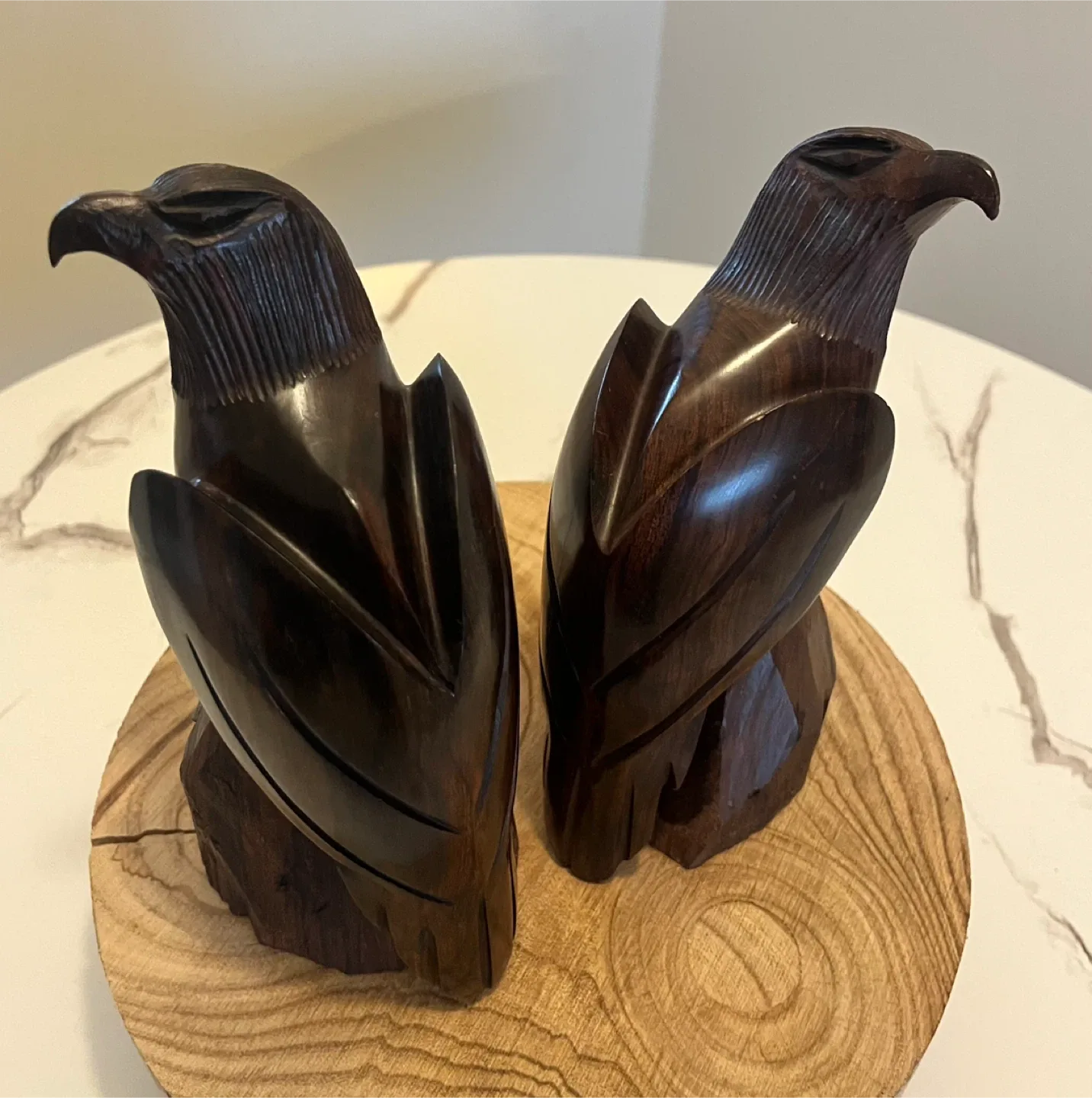 2 Wooden Eagle Carvings image indicator(6)
