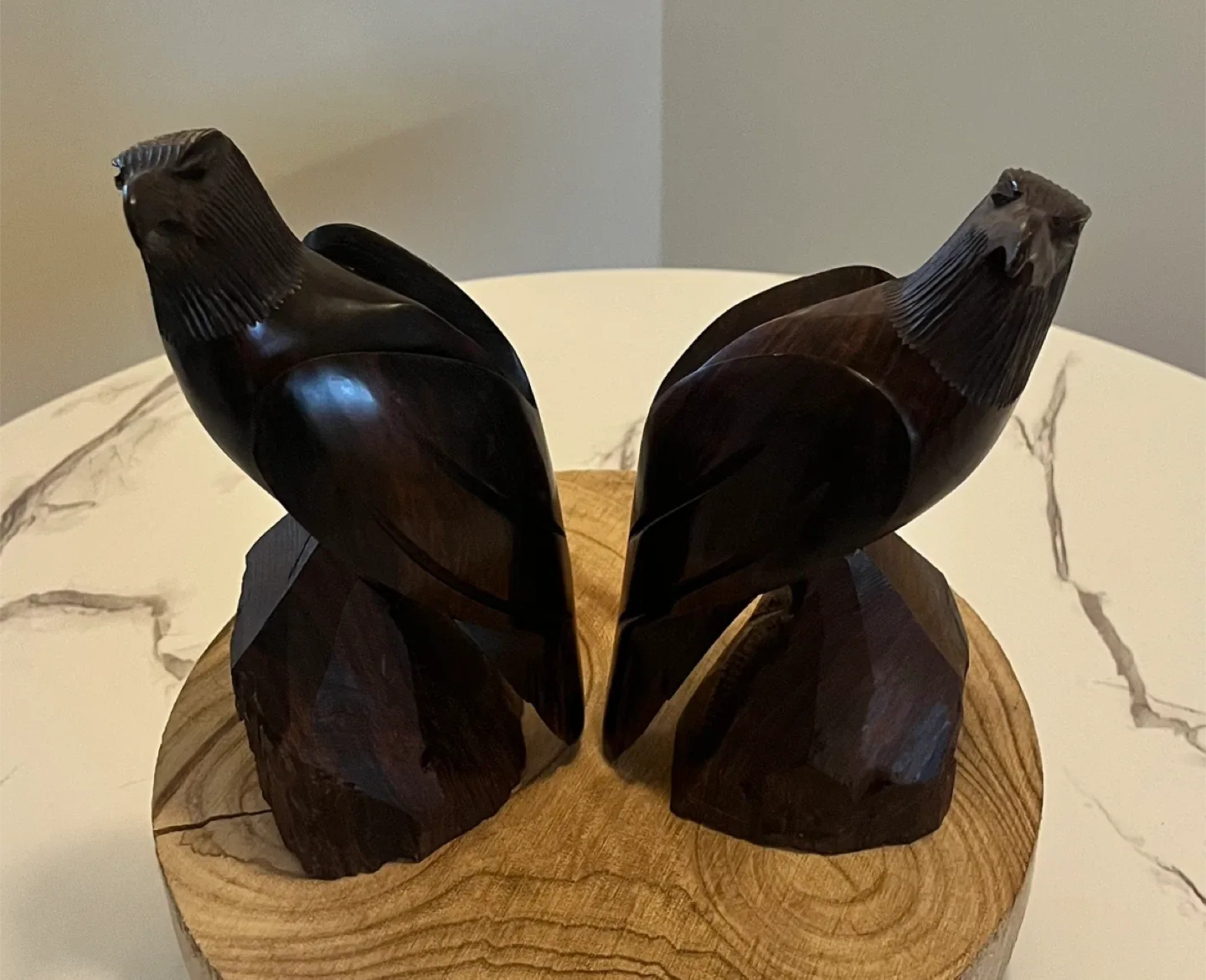 2 Wooden Eagle Carvings image indicator(7)