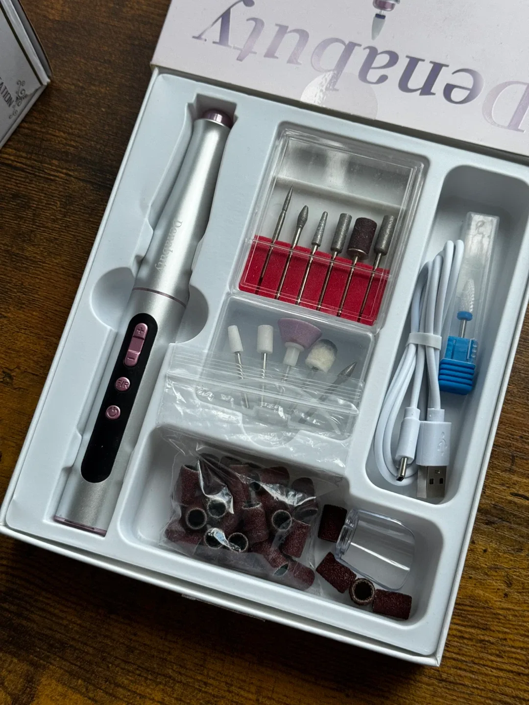 Nail set- Lamp & Electric Nail Drill image indicator(3)