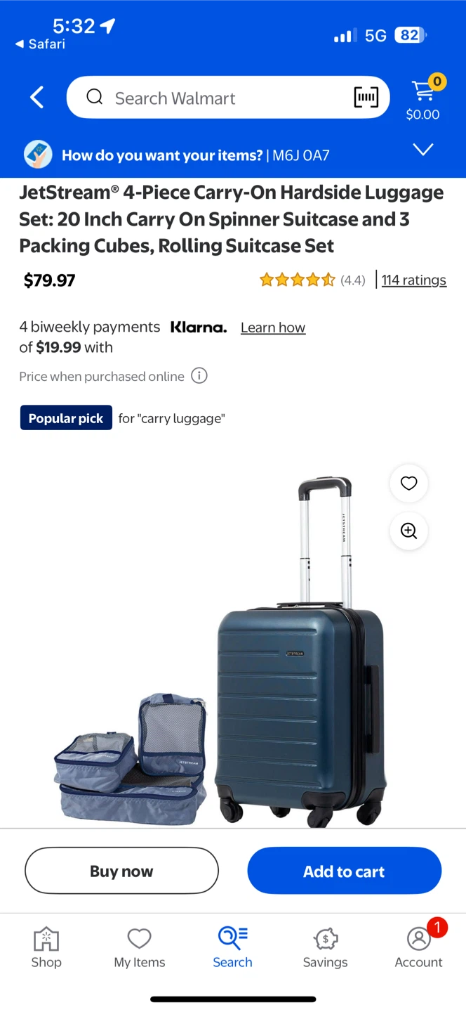 JetStream 20-inch Carry-On Spinner Suitcase NEW - photo 4