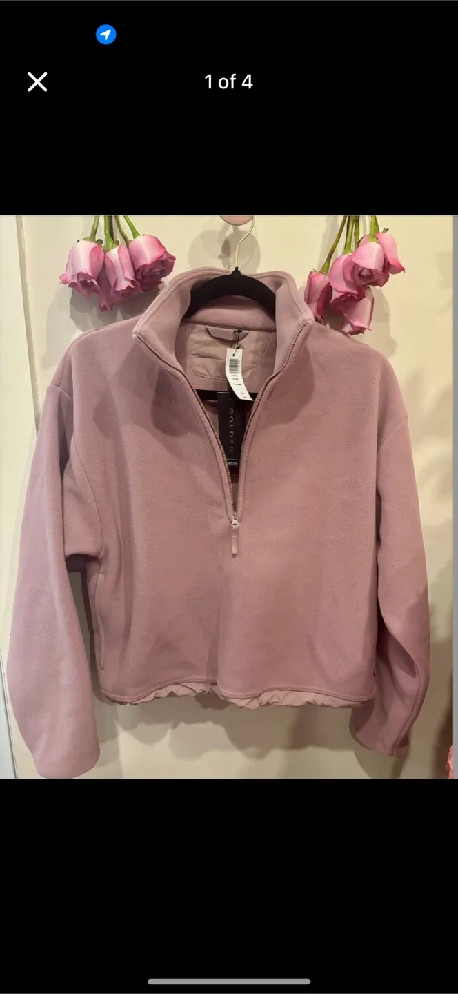 Aritzia Golden Claremont 1/4 Zip XS - New with Tags!