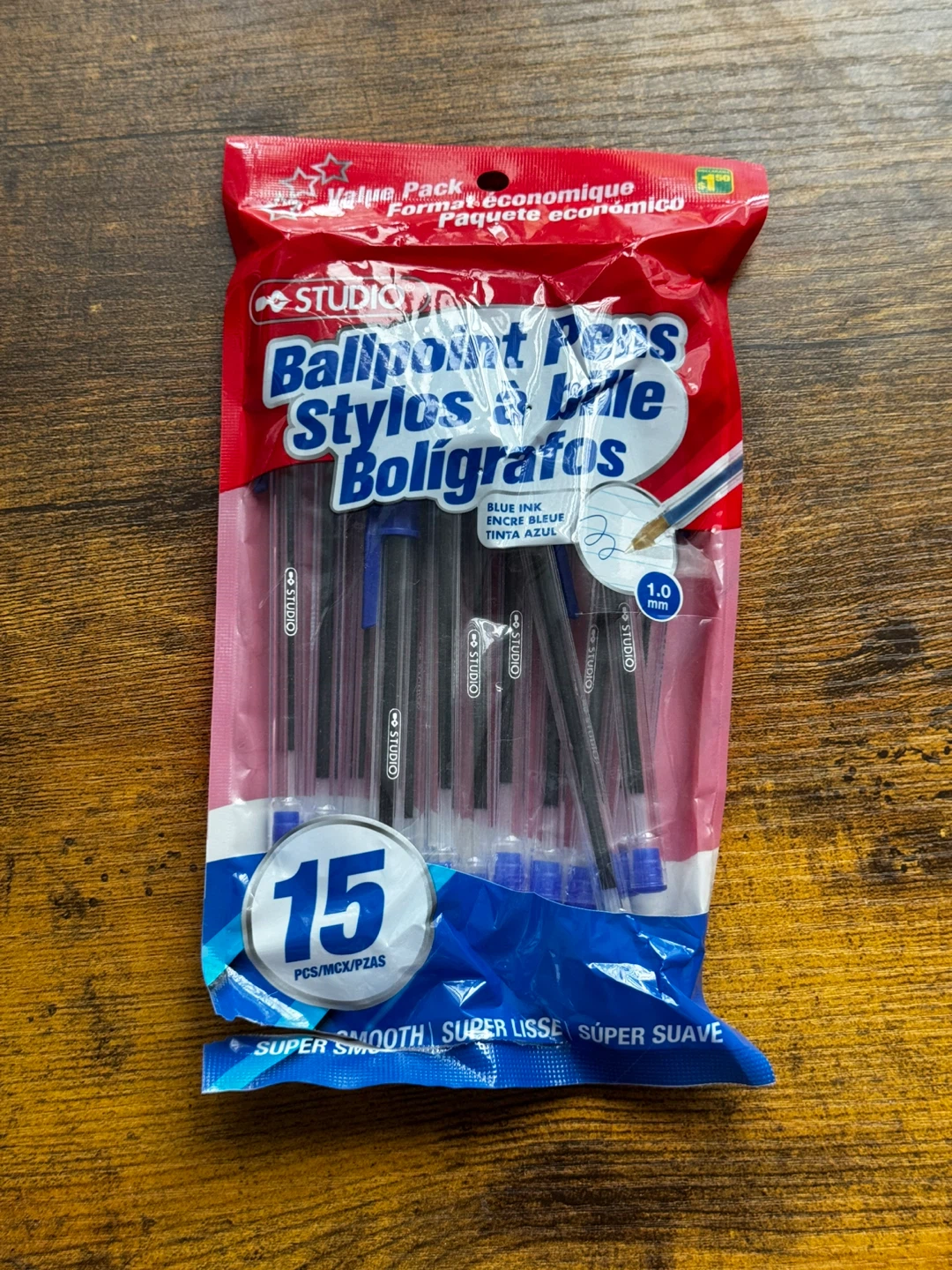 Blue pens