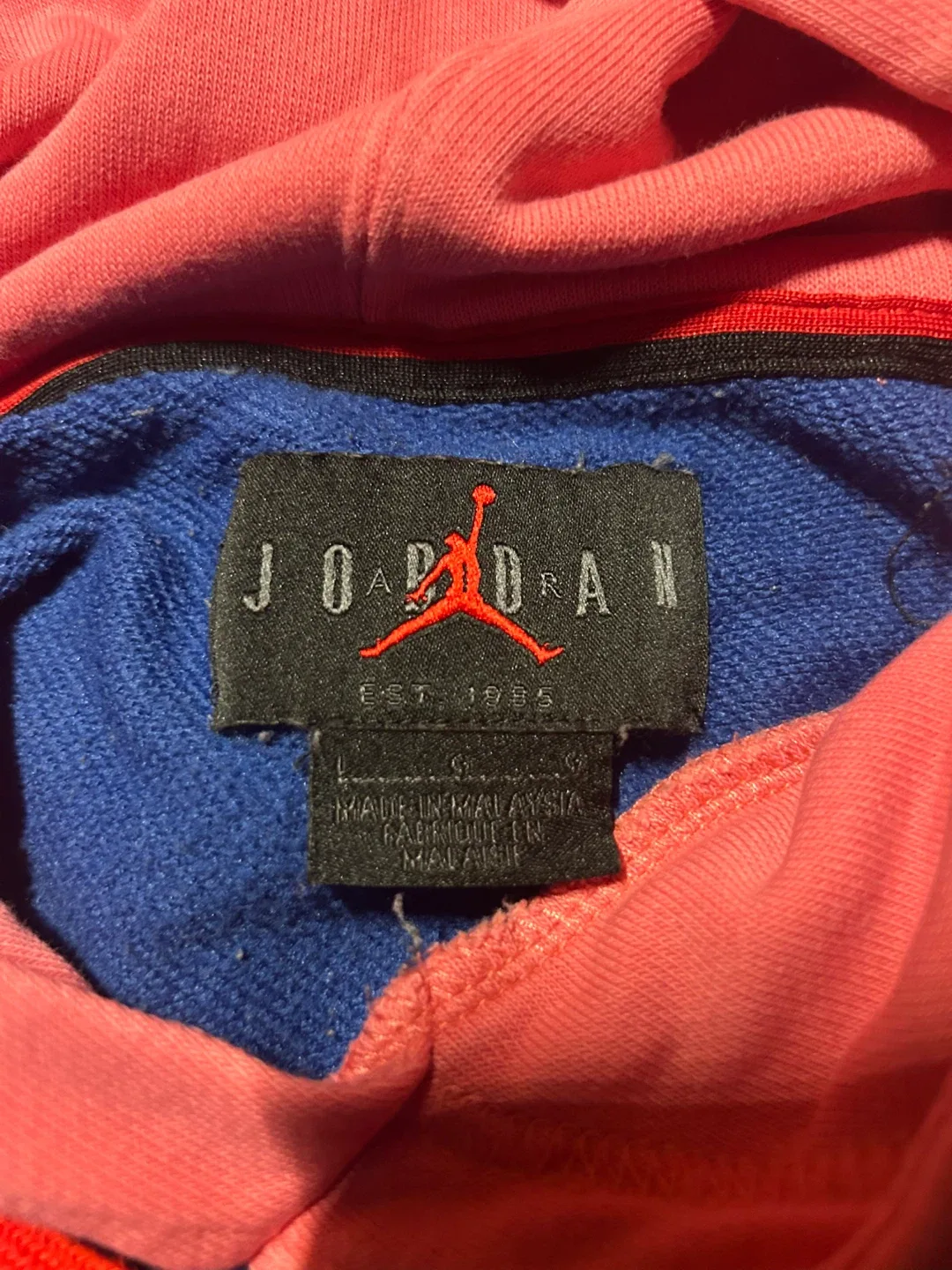 Nike Jordan Colour Block Hoodie - Size L image indicator(3)