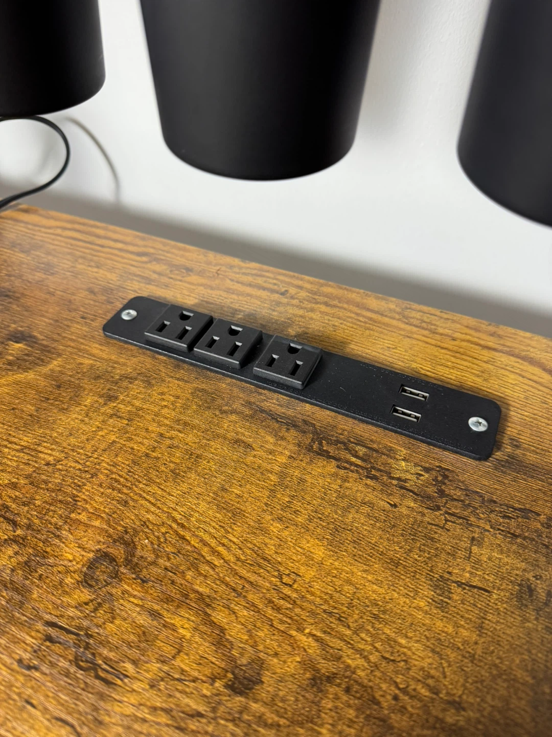 L shaped Desk with Shelves and pegboard - photo 4