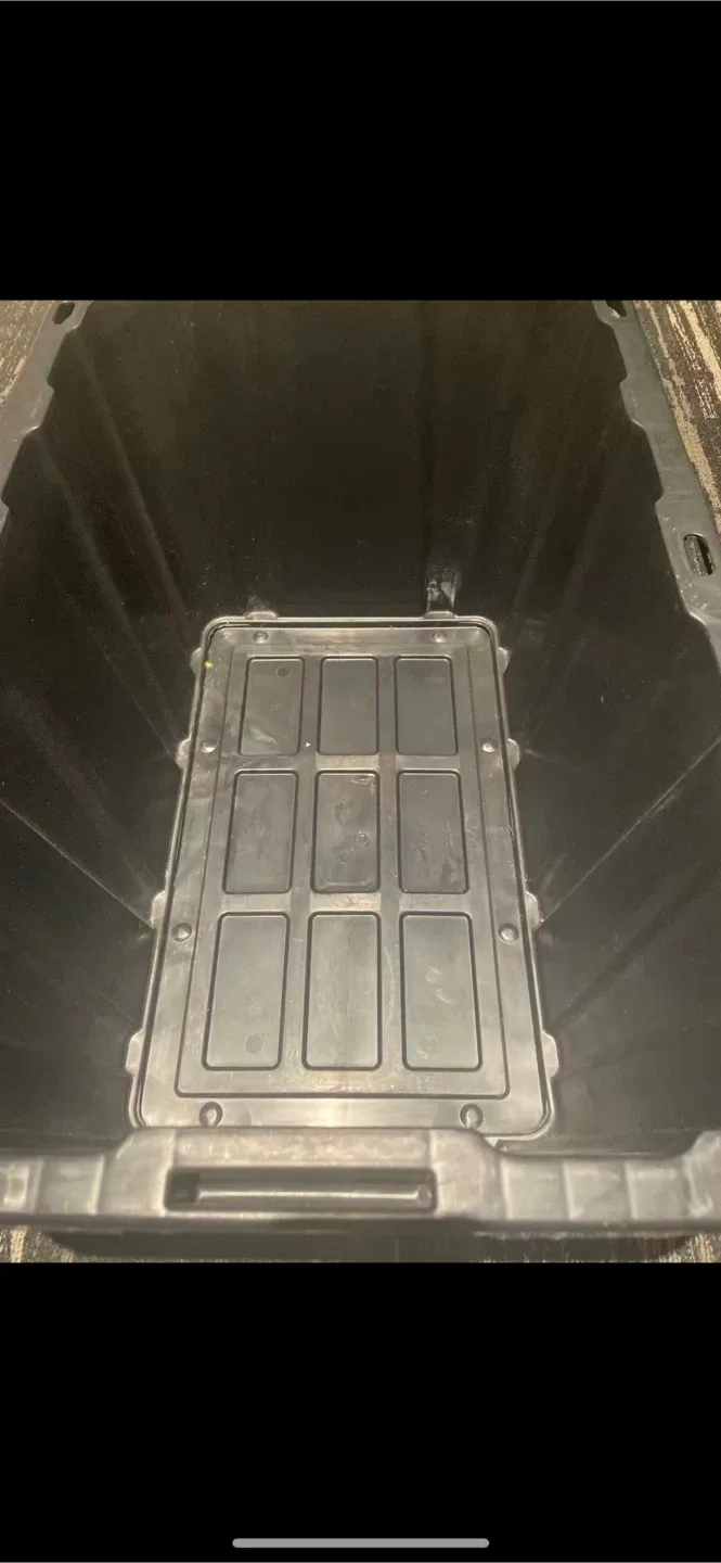 HDX 102 Liter Tough Tote - Black Storage Bin