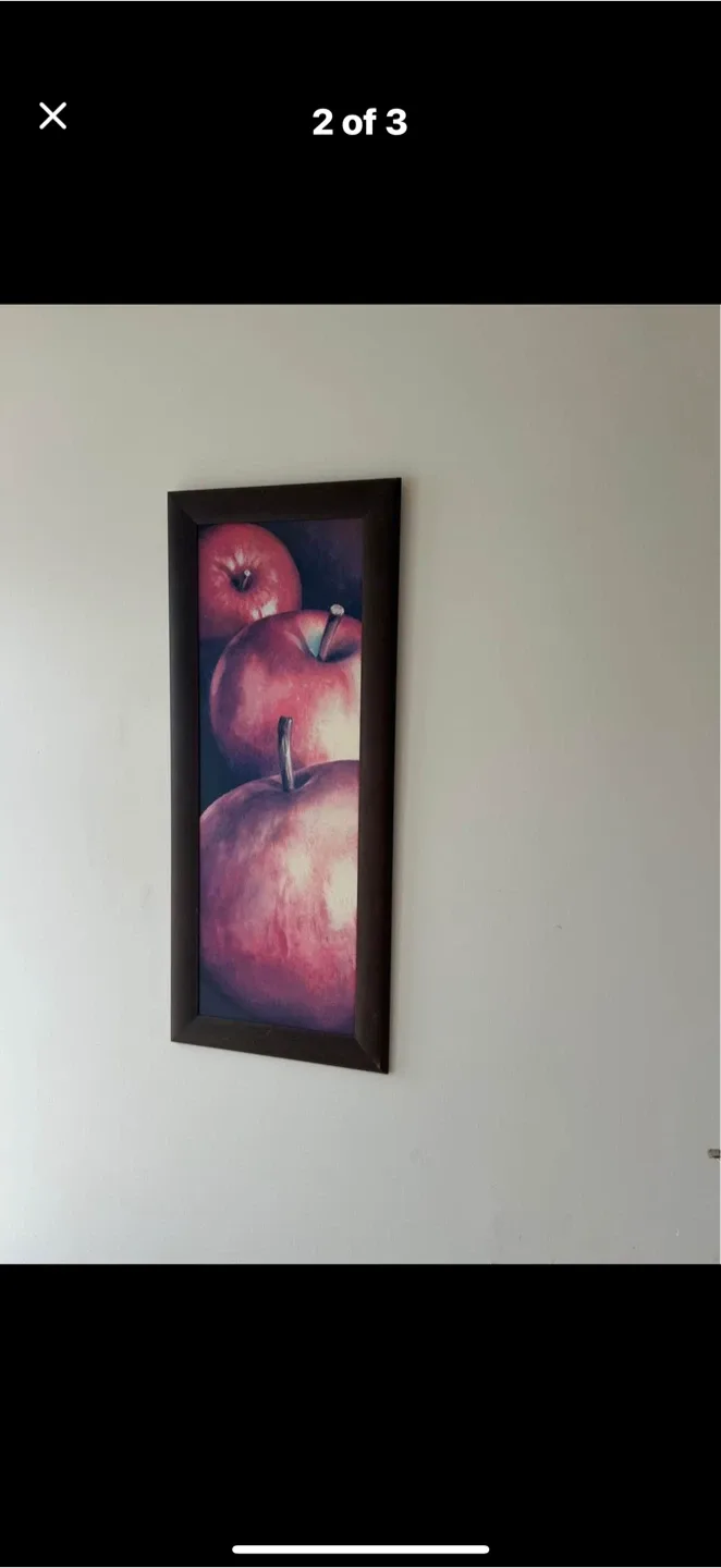 Apple Print Wall Art image indicator(2)