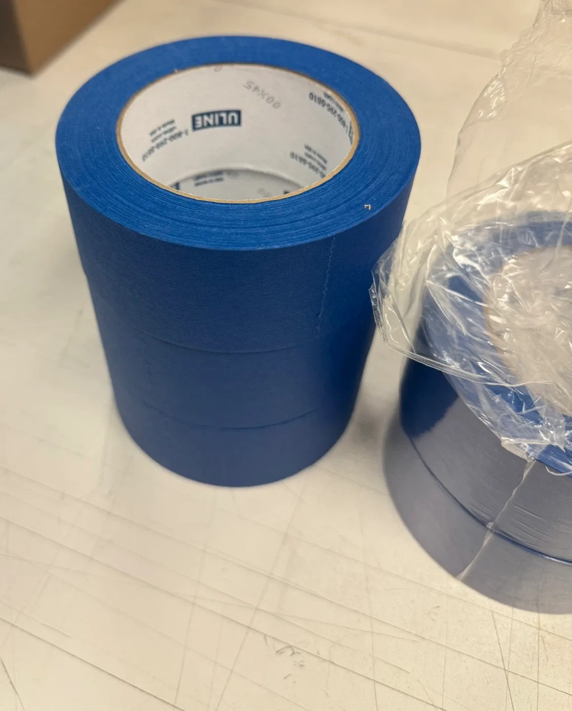 Uline Blue Tape - lot of 5 rolls image indicator(2)