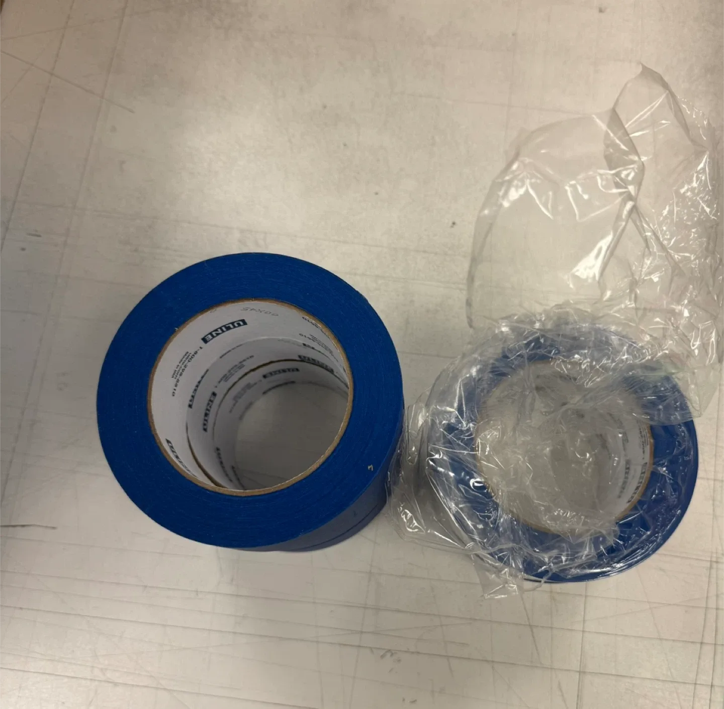 Uline Blue Tape - lot of 5 rolls image indicator(3)