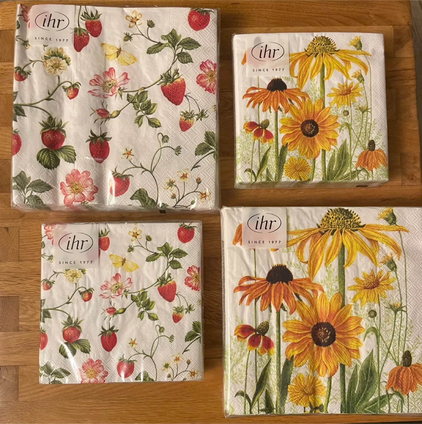 Boutique Paper Napkin Bundle 4 packages NEW