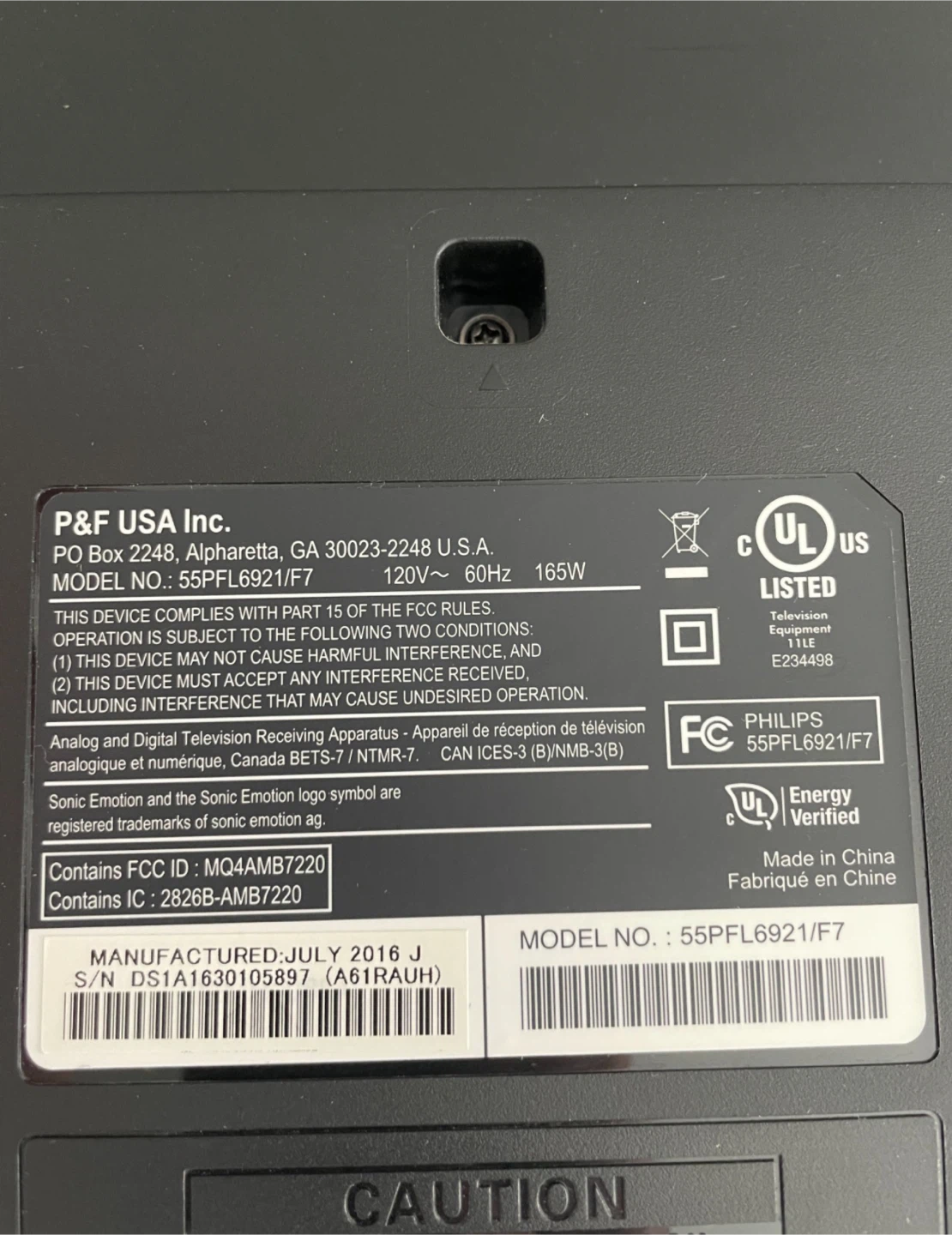 Philips 55" Google Cast TV - photo 3