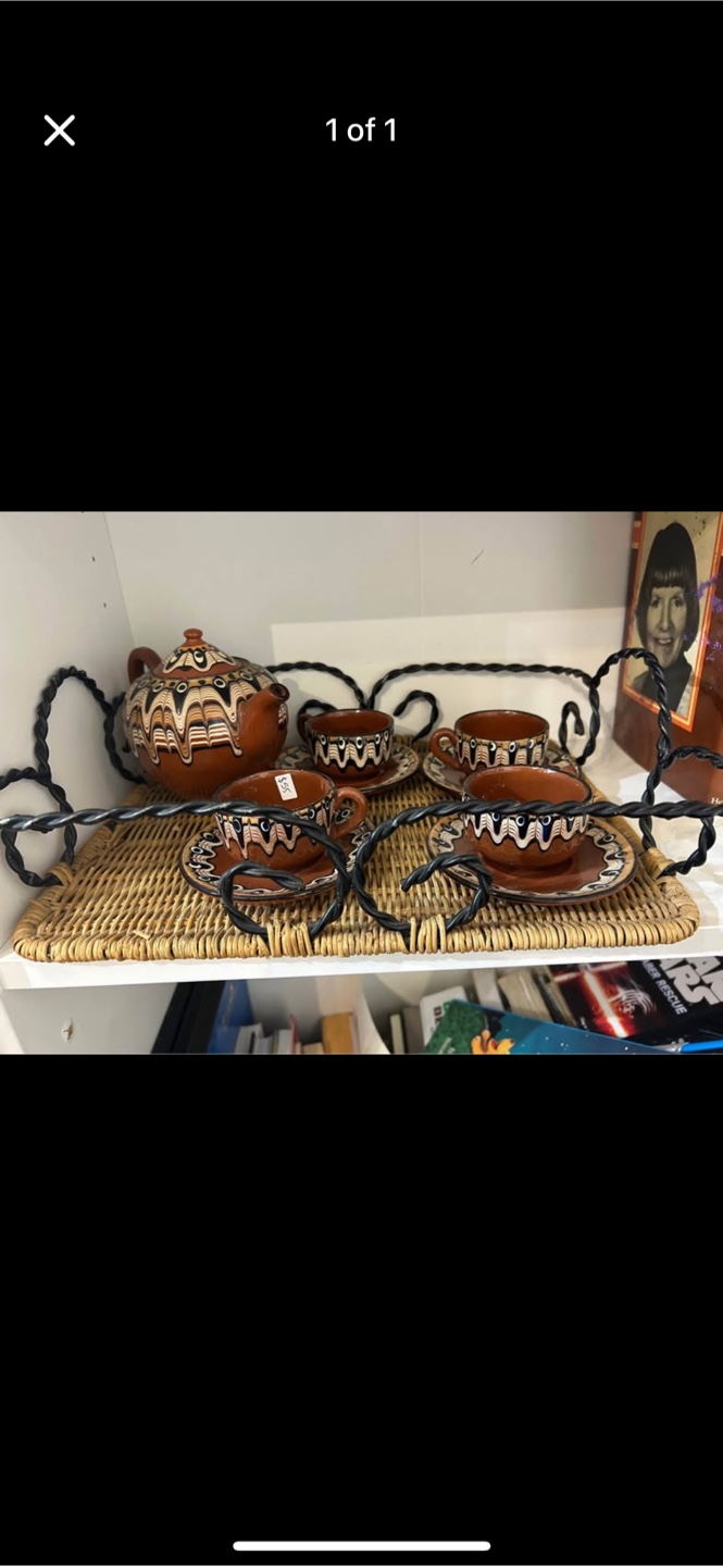 Vintage Tea Set with Tray