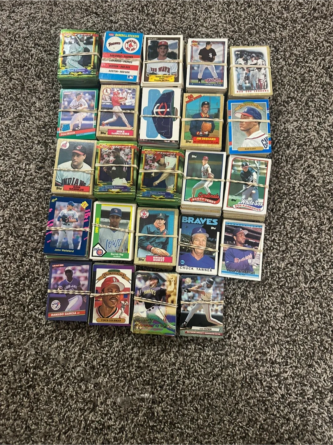 Vintage Baseball Cards Collection