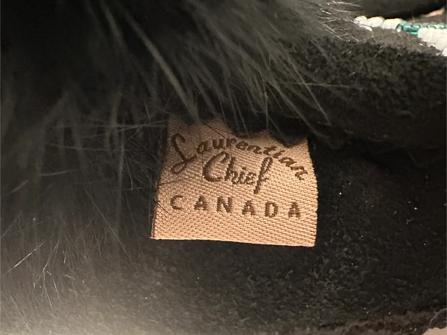 Laurentian Chief Black Moccasins-Woman’s Size 8 image indicator(3)