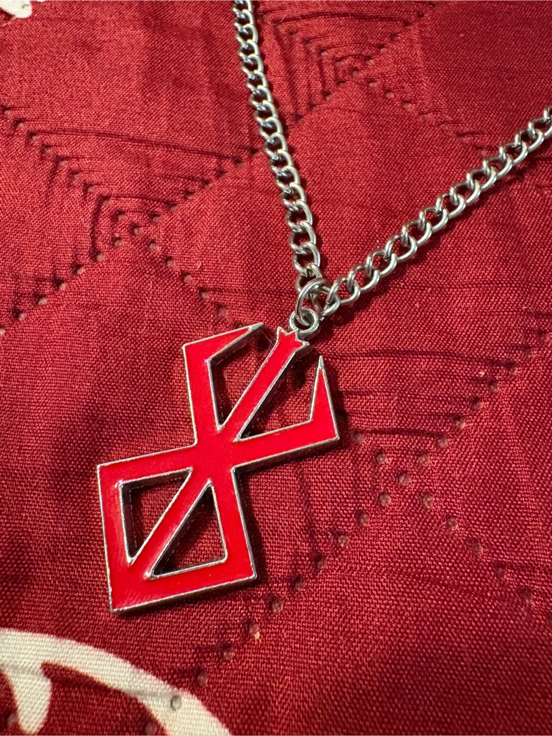 Berserk Brand of Sacrifice Necklace - Red