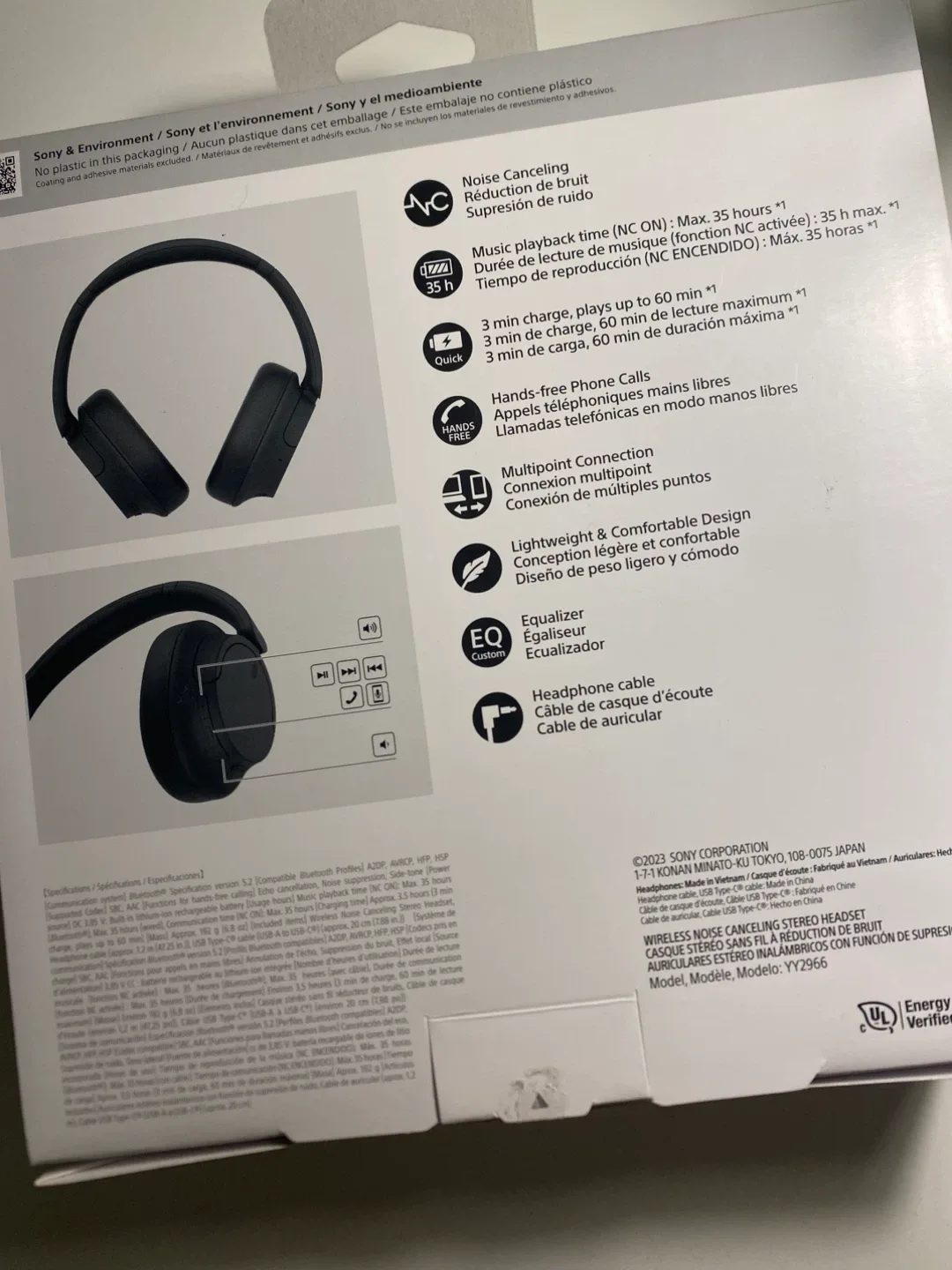 Sony WH-CH720N Wireless Noise Cancelling Headphones - Black image indicator(5)
