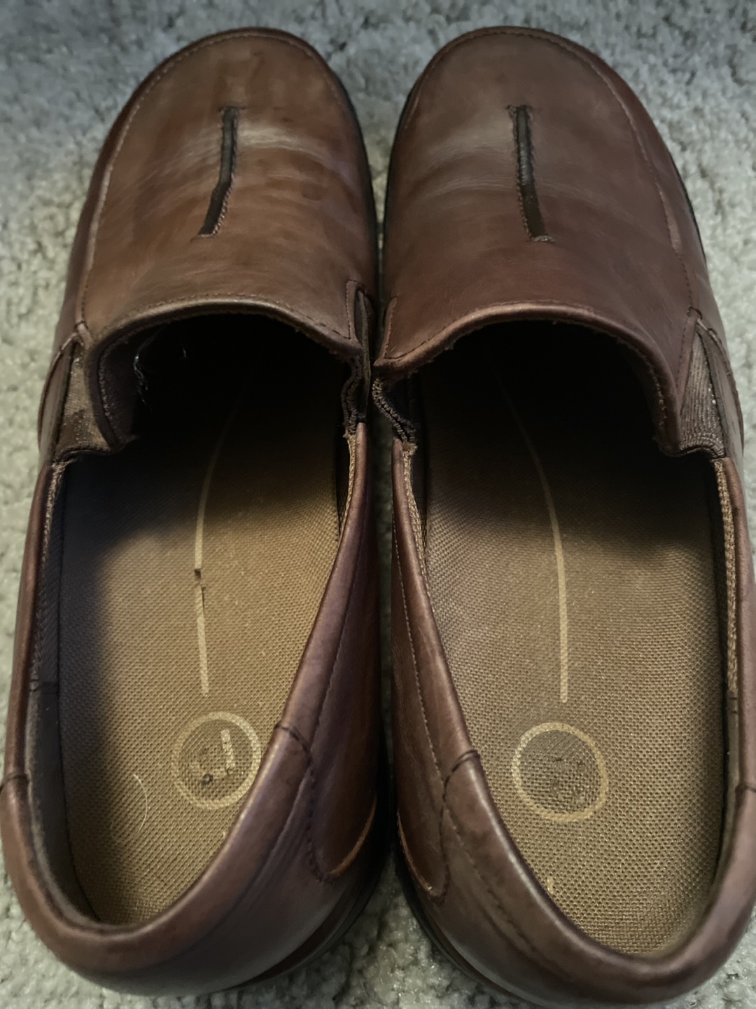 Brown Leather Men's rockport shoes size 7.5 - photo 3