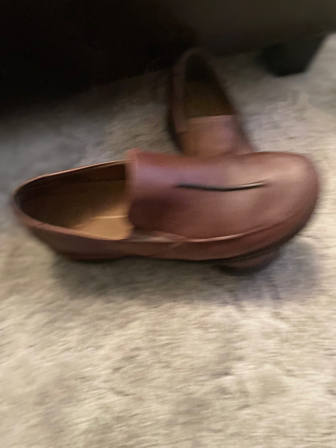 Brown Leather Men's rockport shoes size 7.5 - photo 2