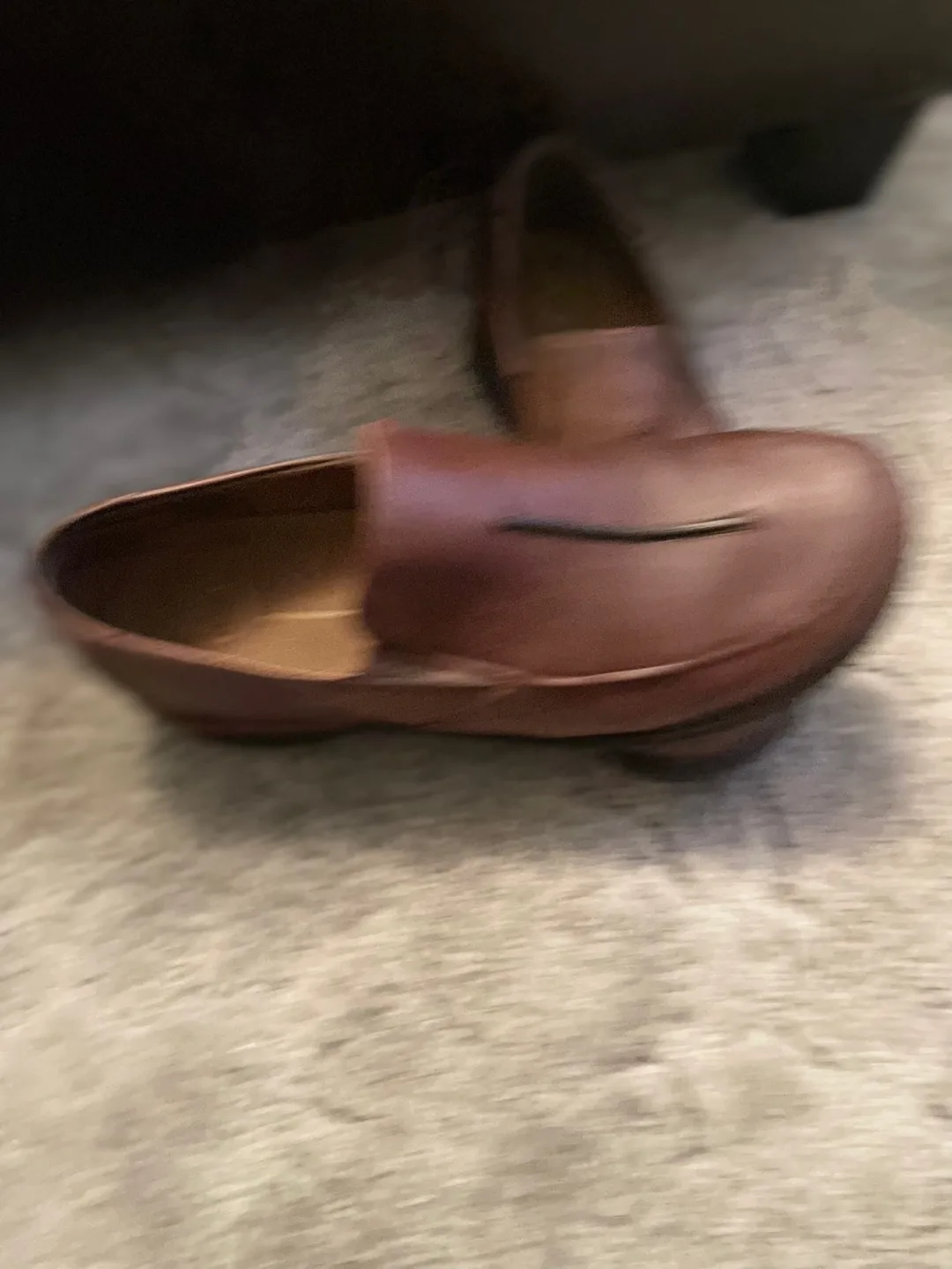 Brown Leather Men's rockport shoes size 7.5 image indicator(2)