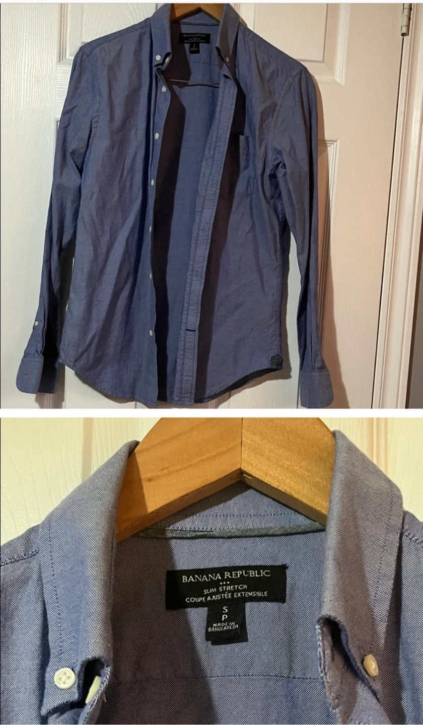 Mixed Lot: Banana Republic & Primark Shirts (Size S) image indicator(2)