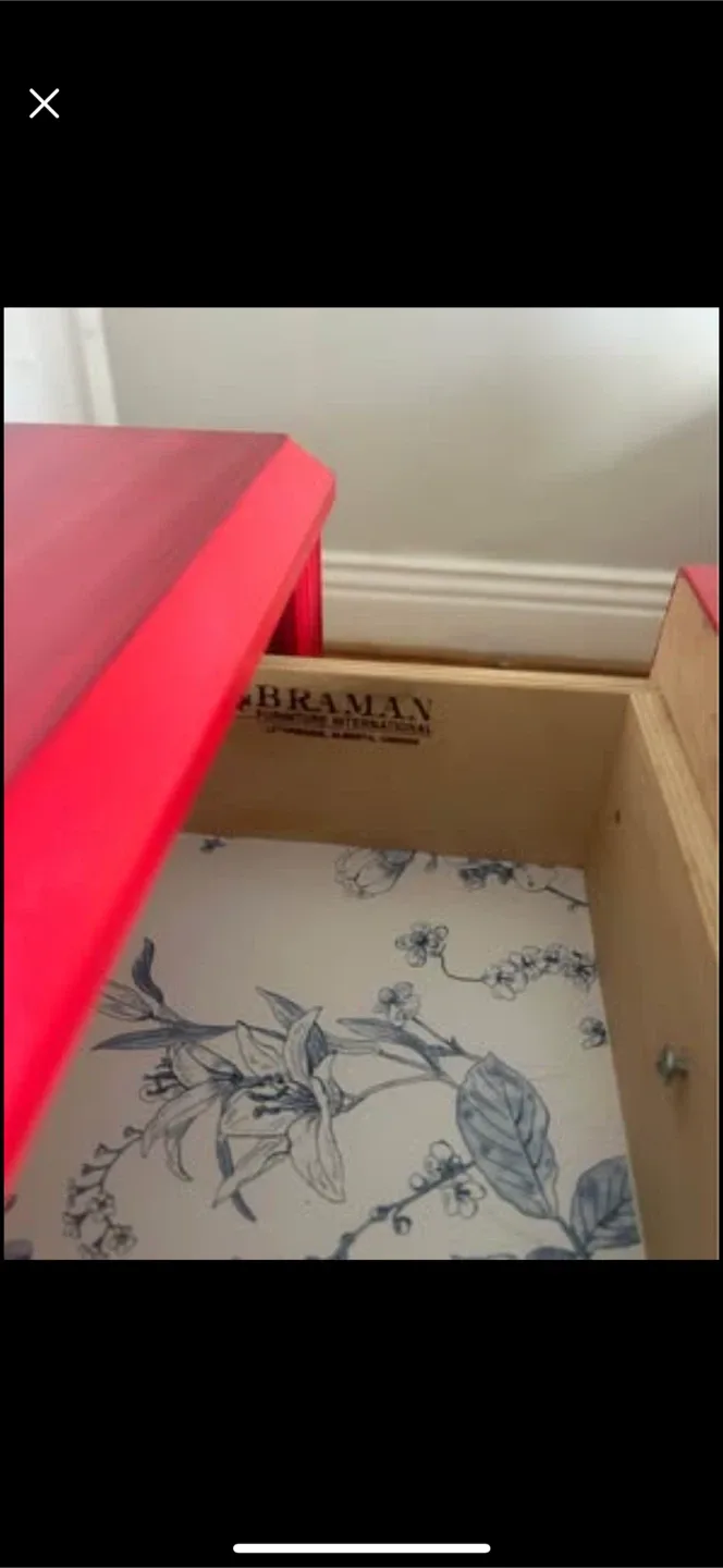 Red Braman Furniture Nightstand image indicator(3)