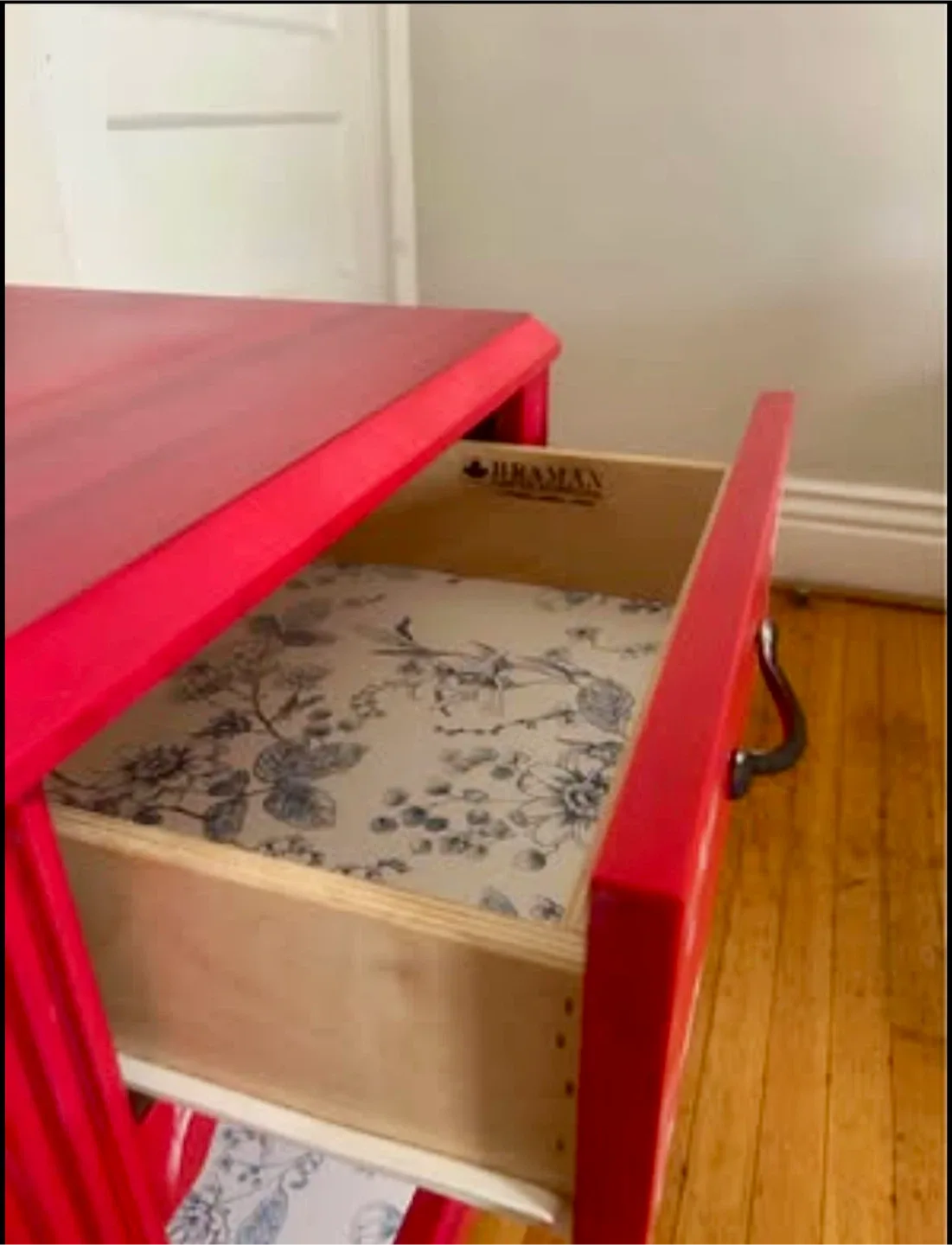 Red Braman Furniture Nightstand image indicator(4)