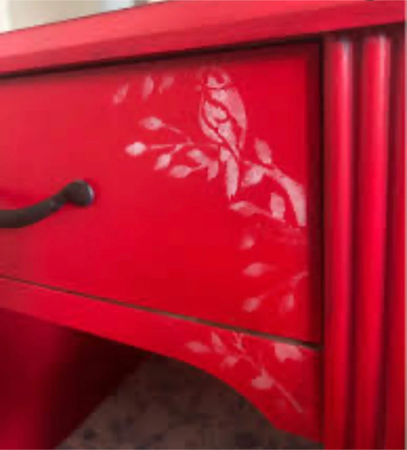 Red Braman Furniture Nightstand image indicator(2)