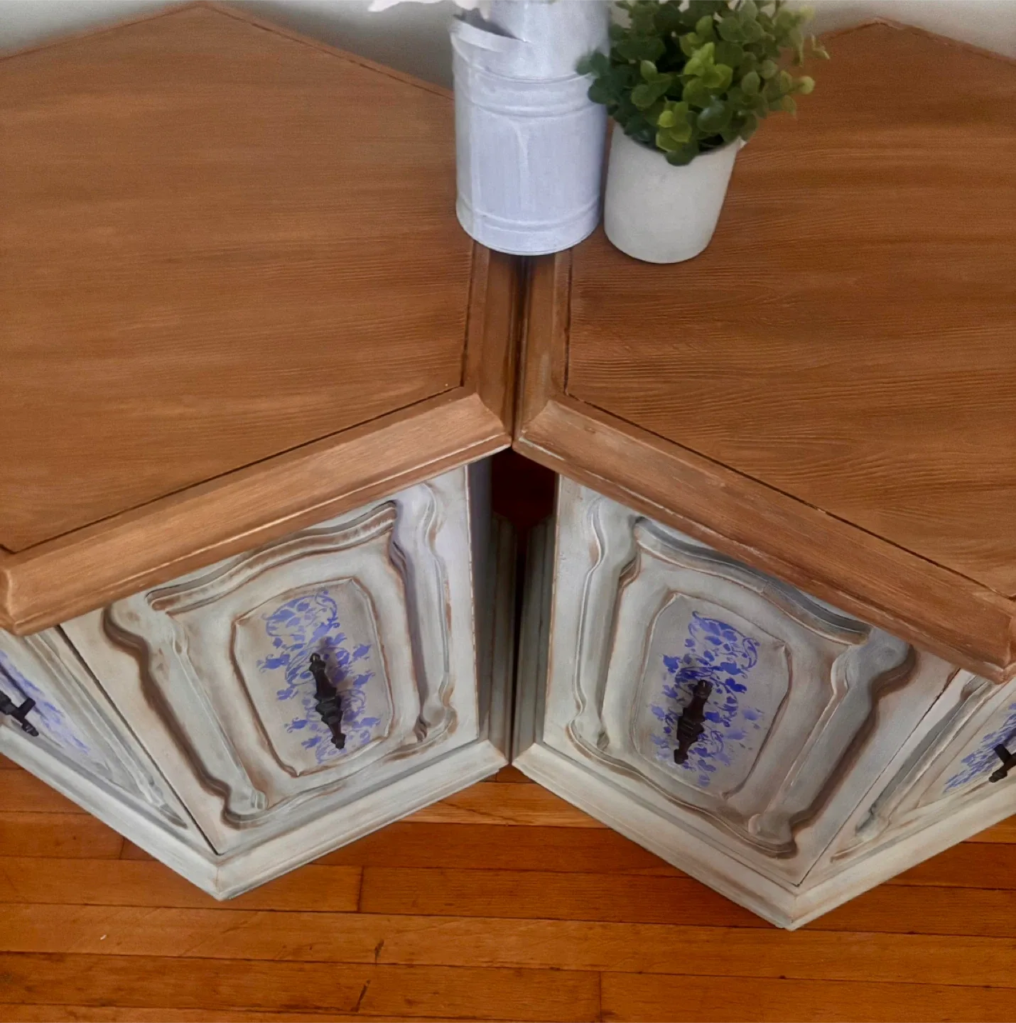 Pair of Vintage French Provincial Nightstands image indicator(2)