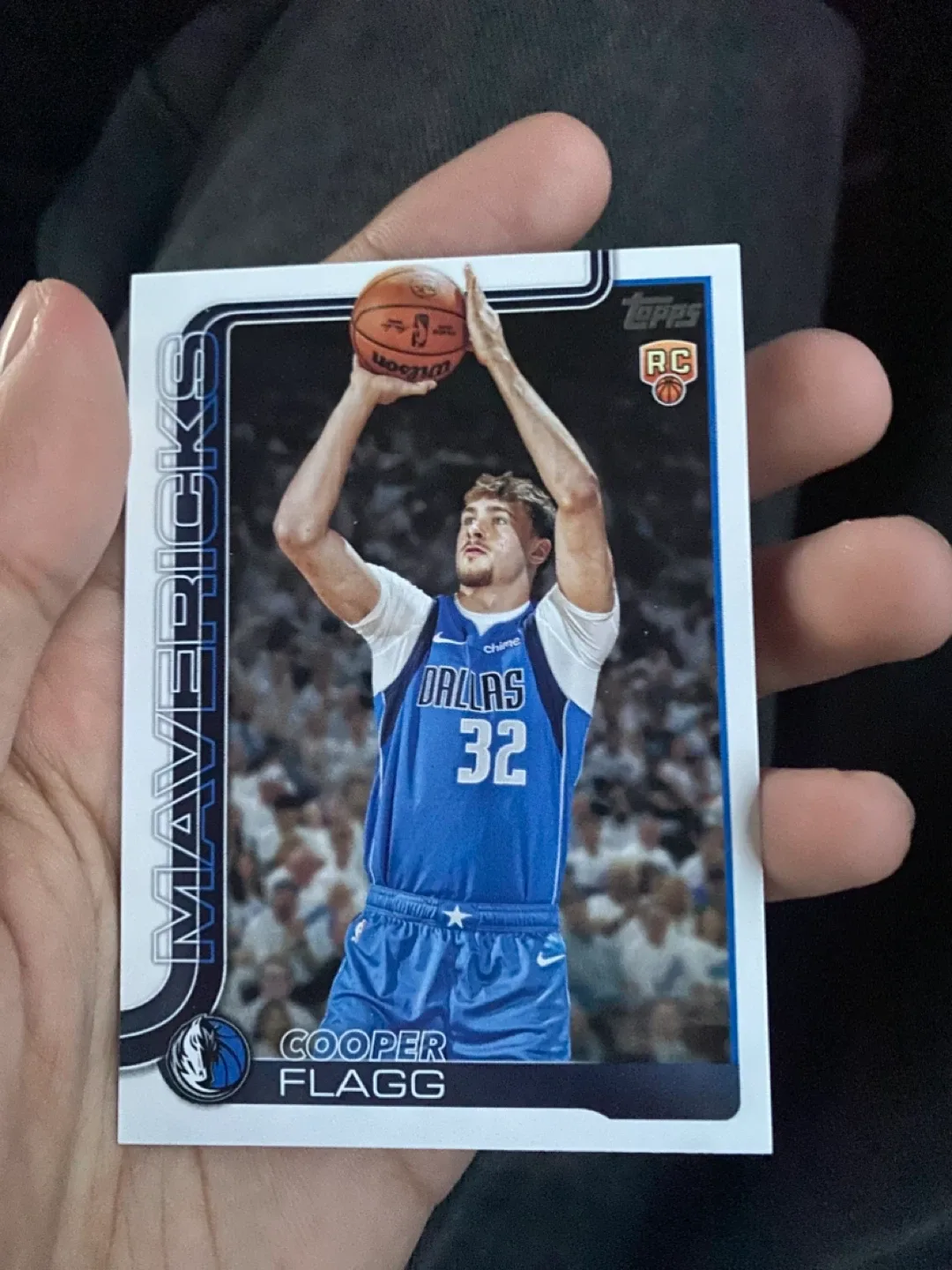 Cooper Flagg Dallas Mavericks Topps Rookie Card