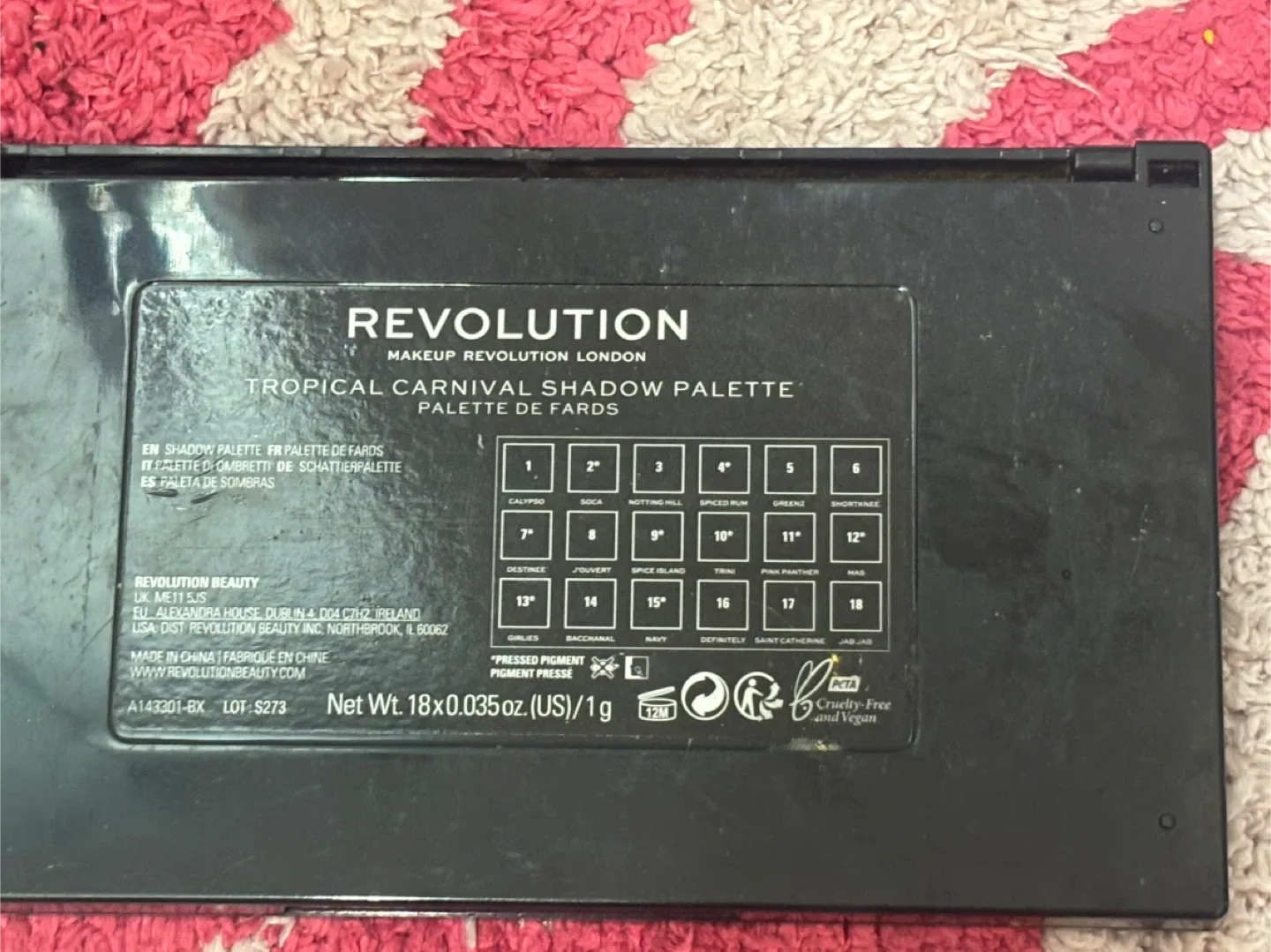 Revolution Tropical Carnival Shadow Palette image indicator(4)