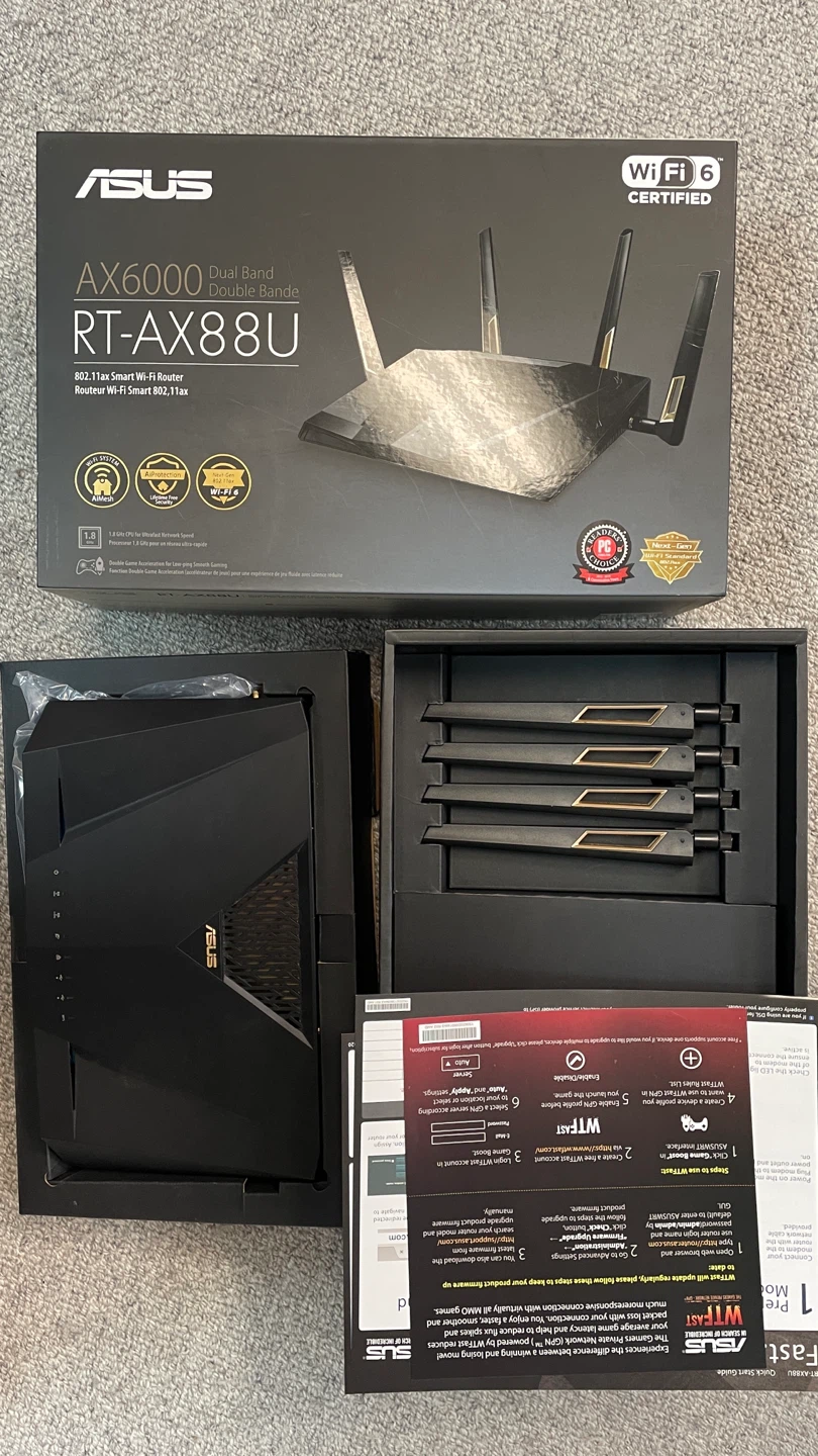 New ASUS RT-AX88U AX6000 Dual Band WiFi 6 Router - photo 3