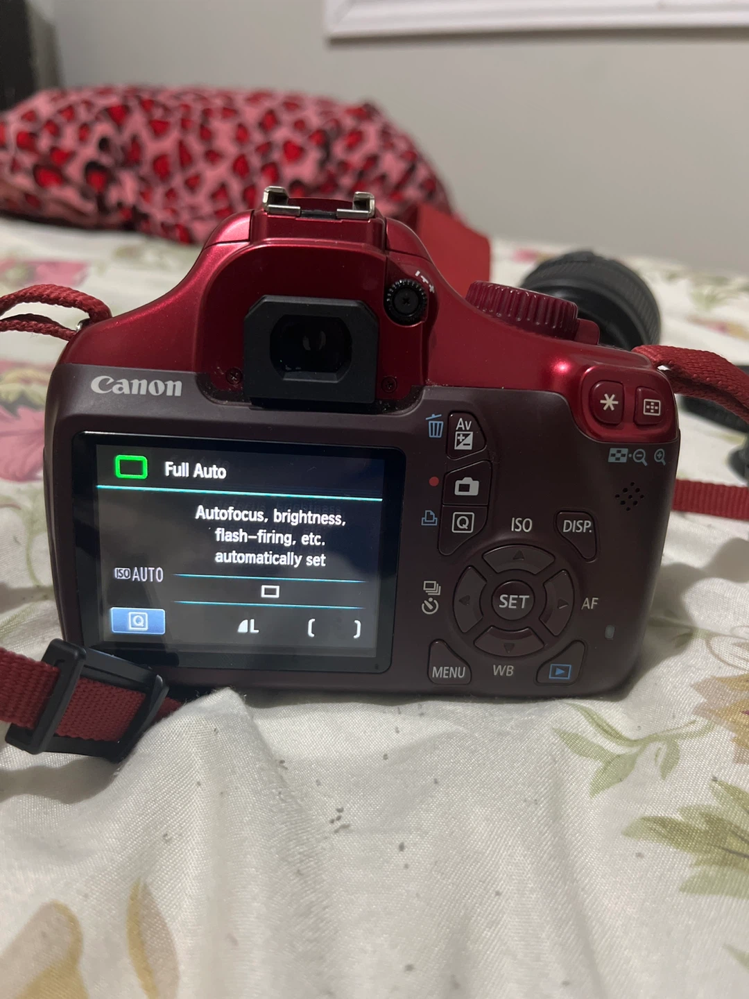 Canon EOS Rebel T3 Red DSLR Camera with Lens - photo 5