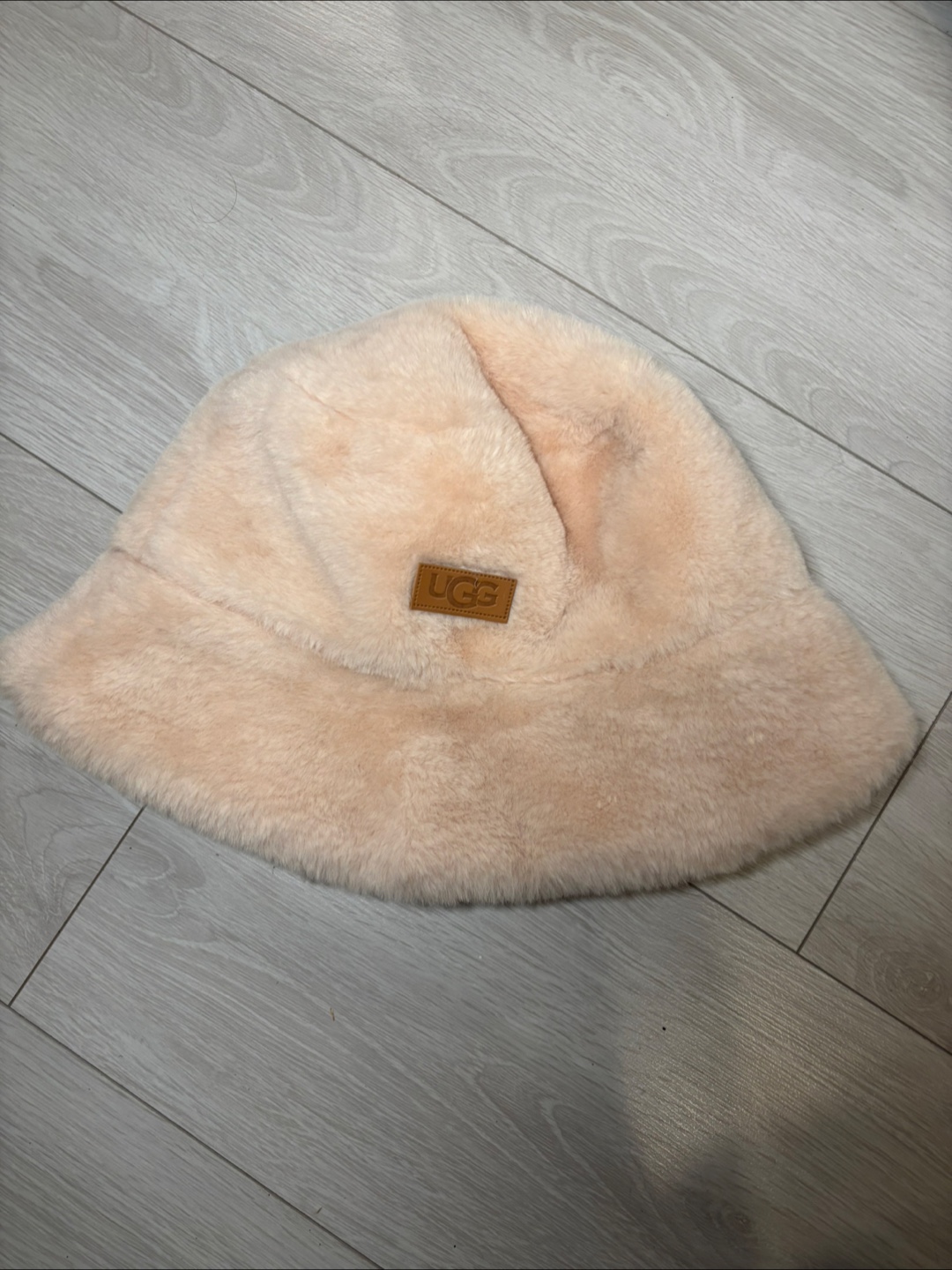 UGG Fluffy Faux Fur Bucket Hat