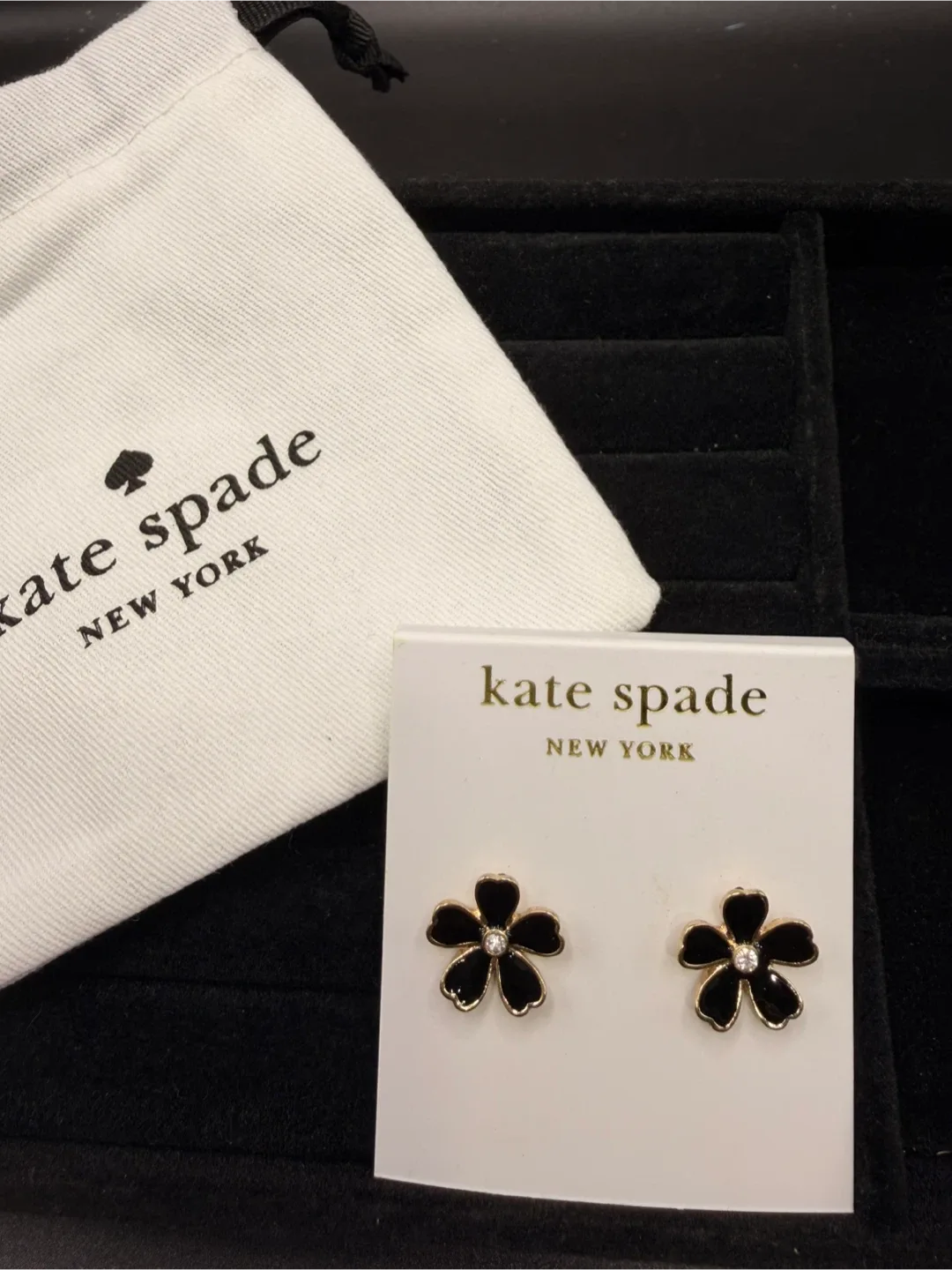 Kate Spade Flower Stud Earrings - New!