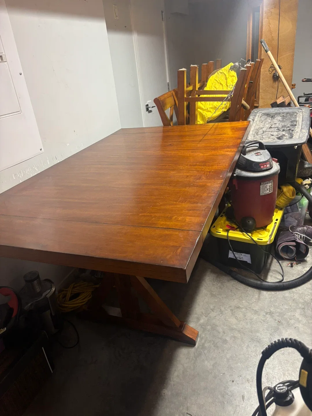 Wooden Dining Table & Matching Sideboard