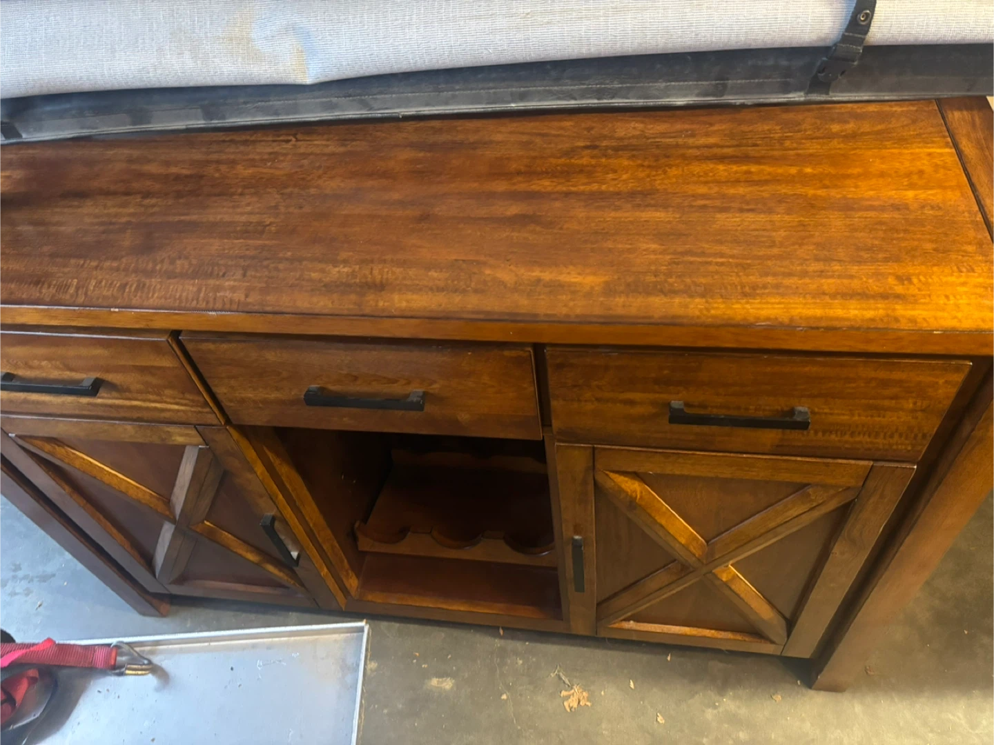 Wooden Dining Table & Matching Sideboard - photo 2