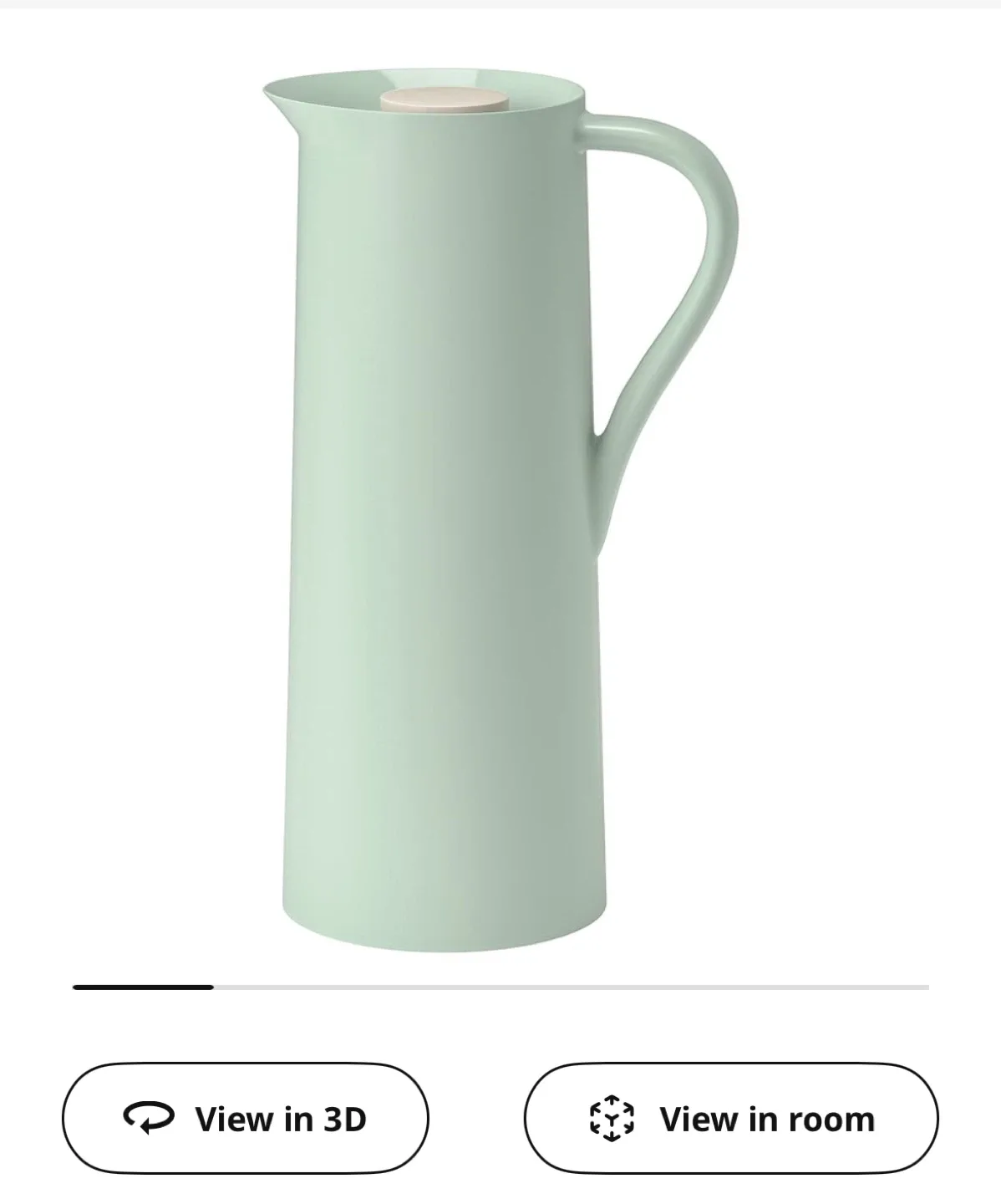 Ikea Tillbringare Jug, Light Green