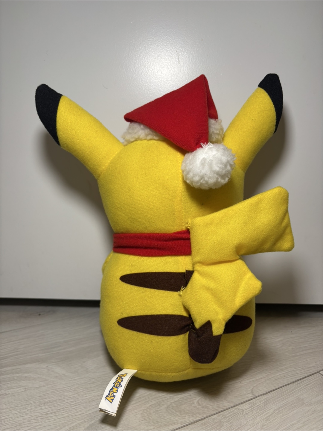 Official POKÉMON Holiday Pikachu Plush Santa Hat Scarf - photo 2