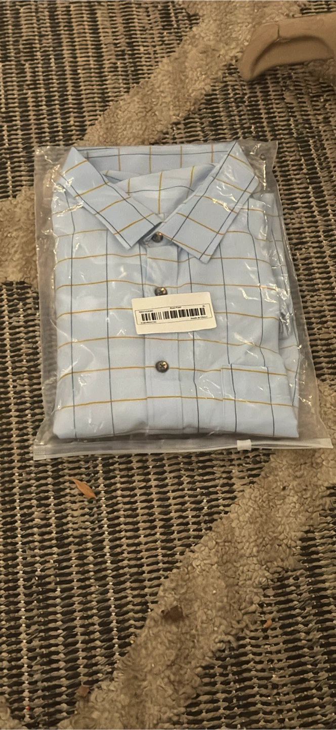 Men's XL Checkered Button-Down Shirt (New) - photo 4