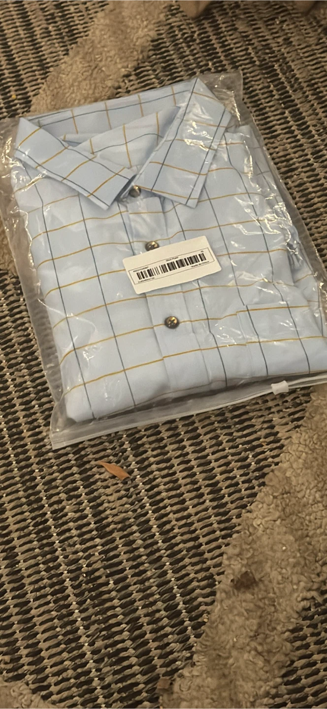 Men's XL Checkered Button-Down Shirt (New) - photo 5