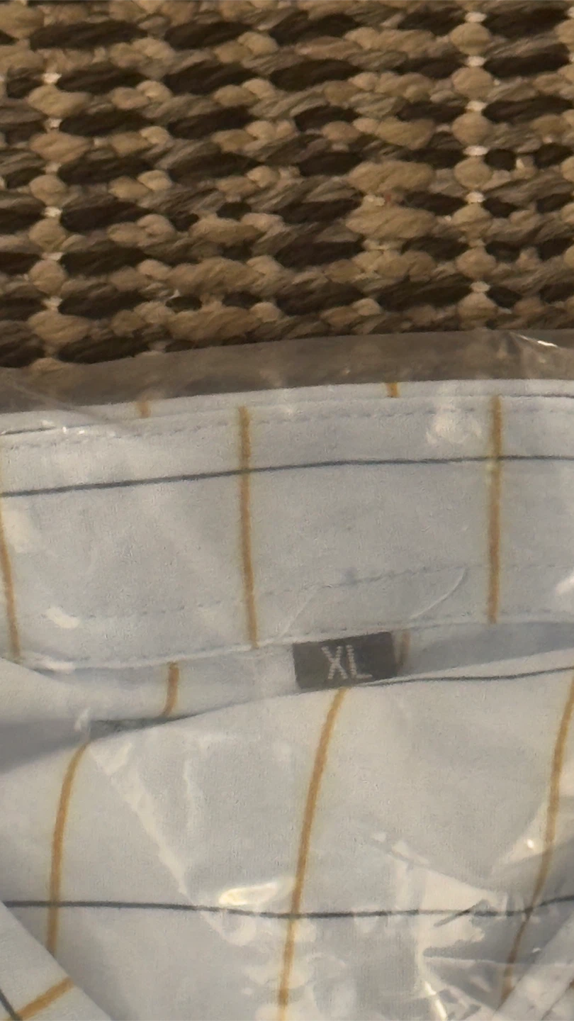 Men's XL Checkered Button-Down Shirt (New) - photo 3