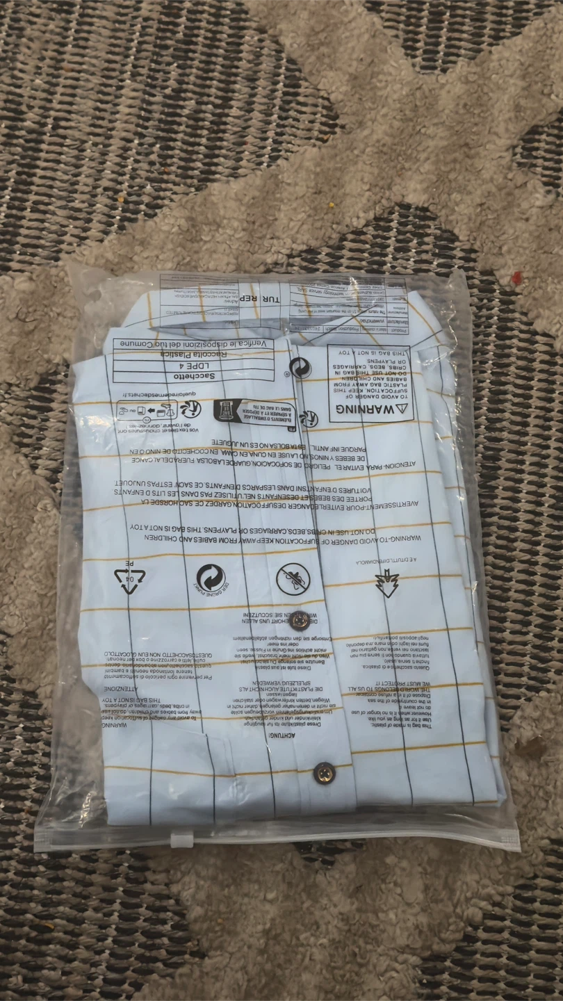 Men's XL Checkered Button-Down Shirt (New) - photo 2