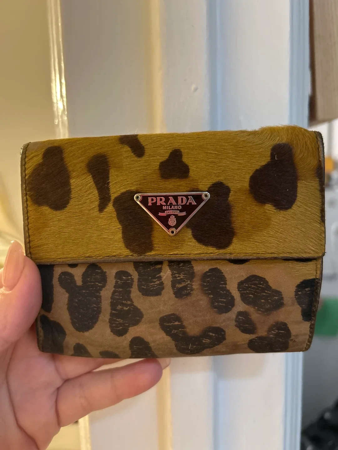 Prada Leopard Wallet
