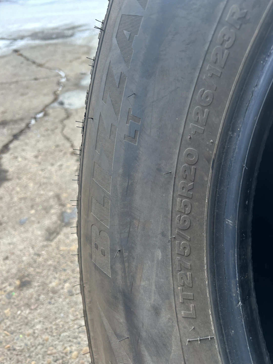 Bridgestone Blizzak LT 275/65R20 Tire - photo 5