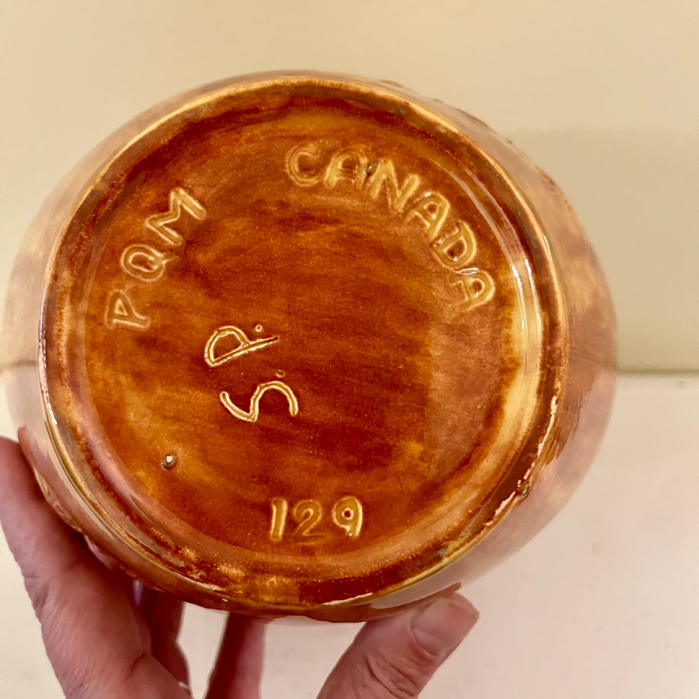 Mid-Century PQM Canada Pottery Vase - photo 2