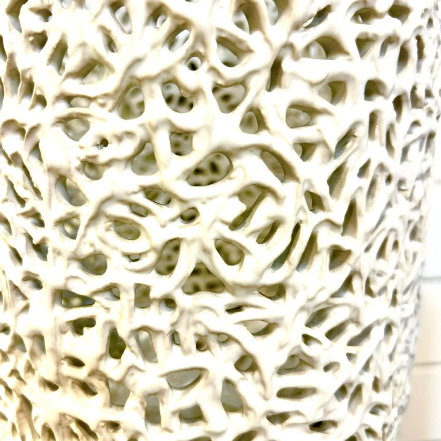 Lot of Minimal Textured Matt off-White Vases image indicator(4)